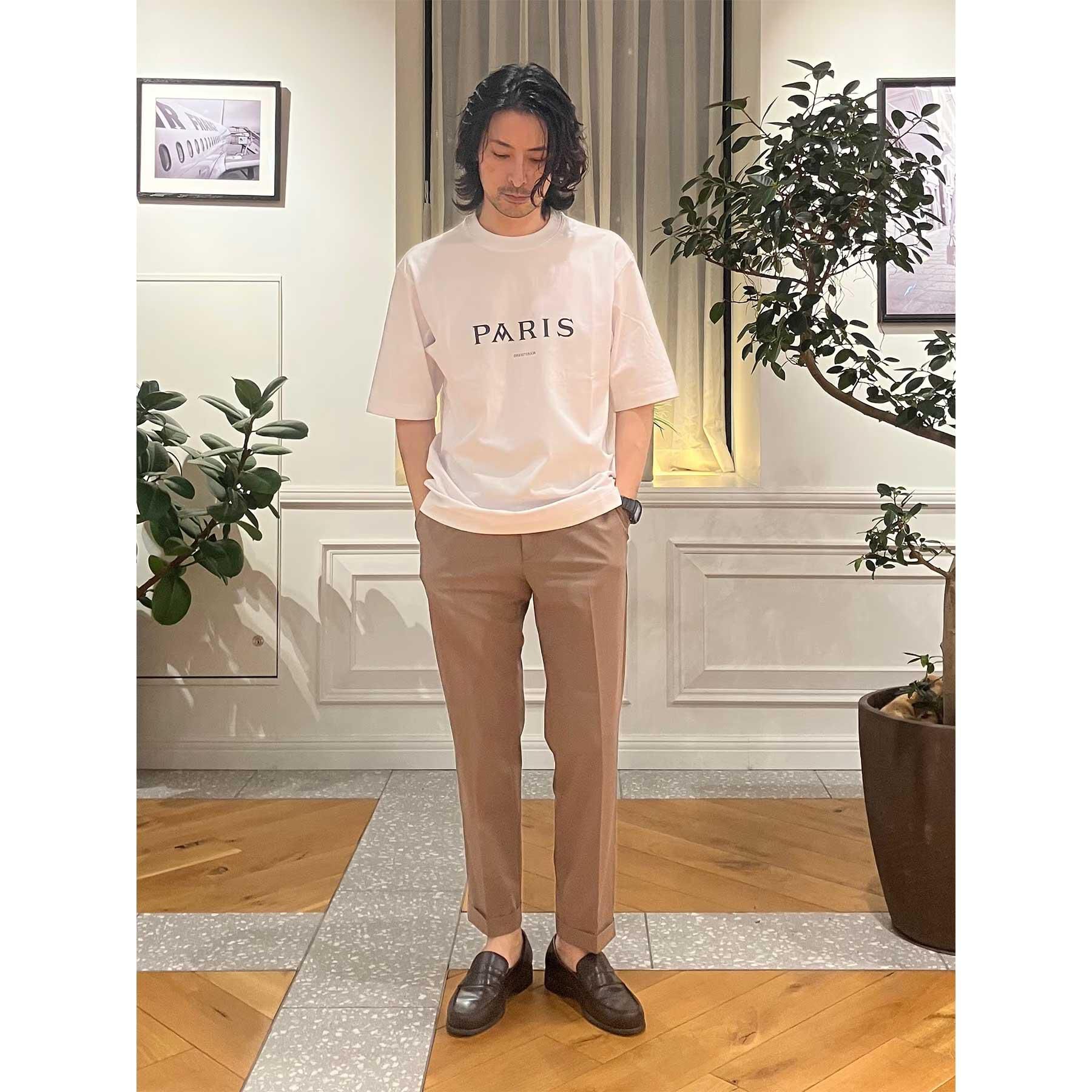 DRESSTERIOR「【接触冷感／UVカット／抗菌防臭／しわ防止】クールデオドラント ロゴTシャツ」|Tシャツ・カットソー|