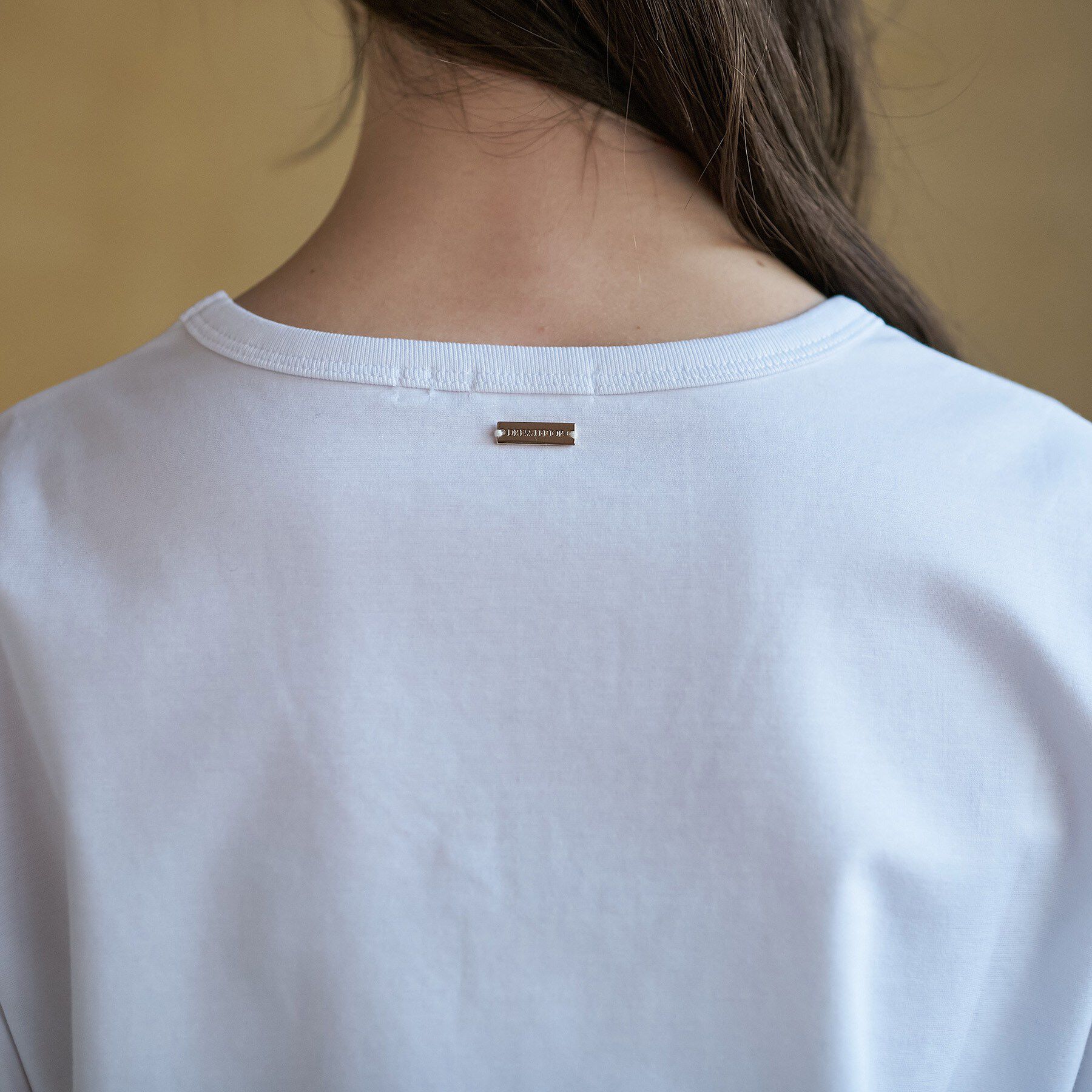 DRESSTERIOR「【接触冷感/抗菌防臭/UVカット】クールデオドラント UネックTシャツ」|Tシャツ・カットソー|