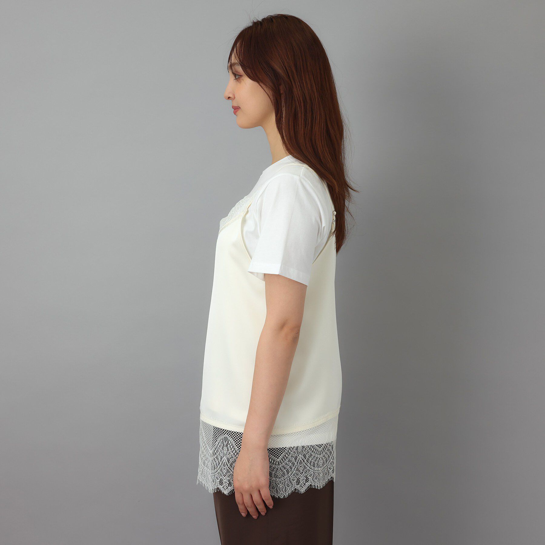DRESSTERIOR「レースドッキングキャミソール」|キャミソール|