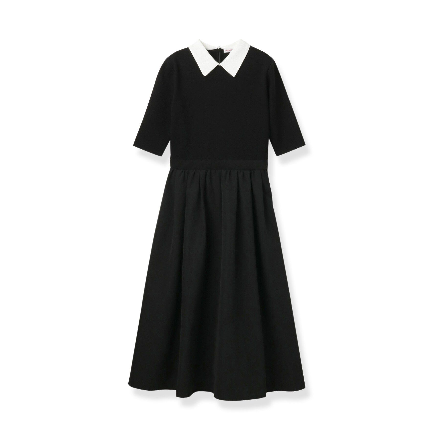 DRESSTERIOR「バイカラーニットコンビワンピース」|ワンピース|