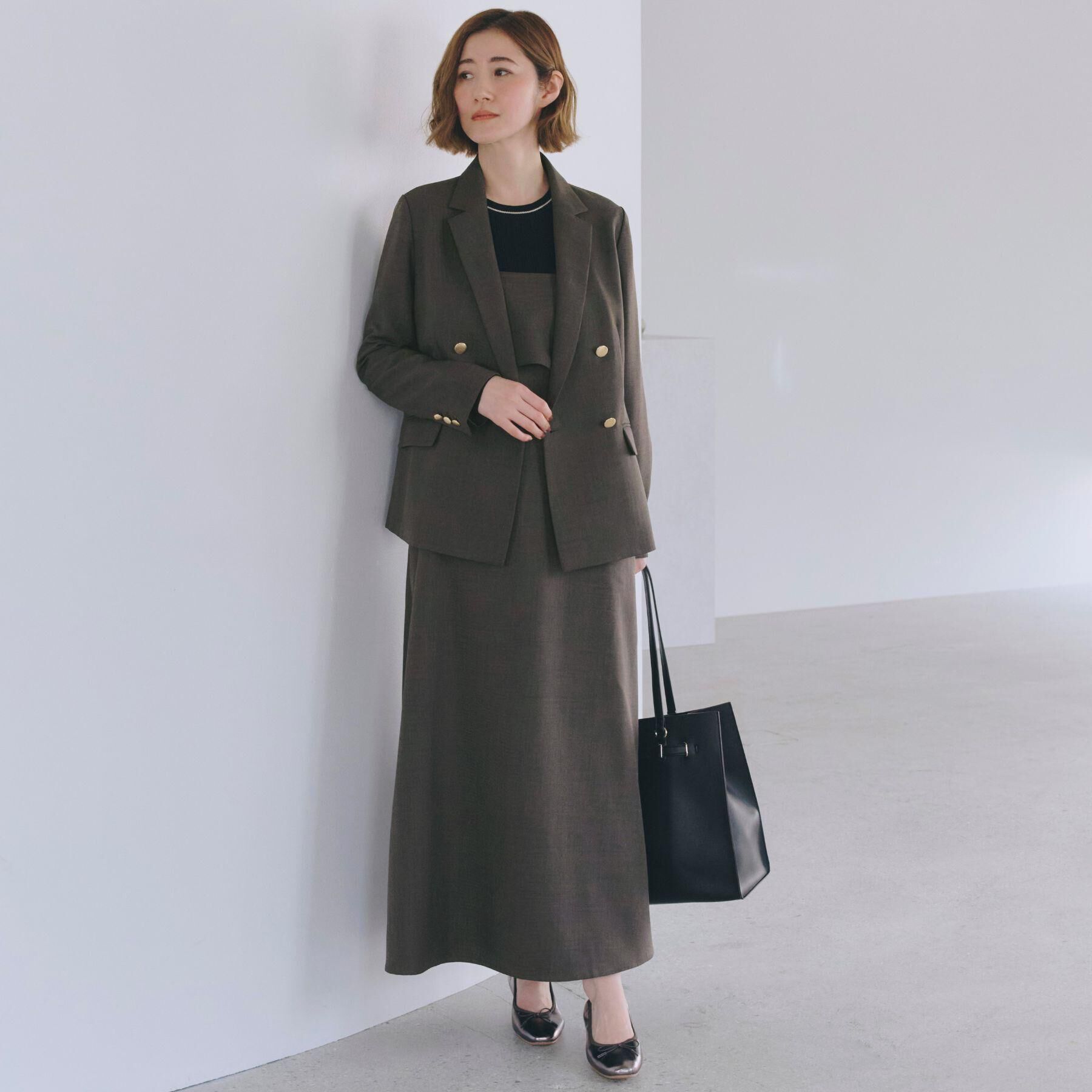 grove「【カセット服】洗えるAラインキャミワンピース」|ワンピース|