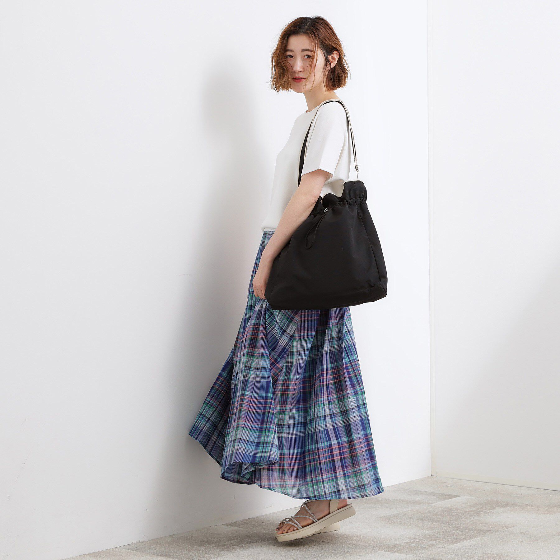 grove「【撥水】巾着トリミングワンショルダー」|ショルダー・メッセンジャー|
