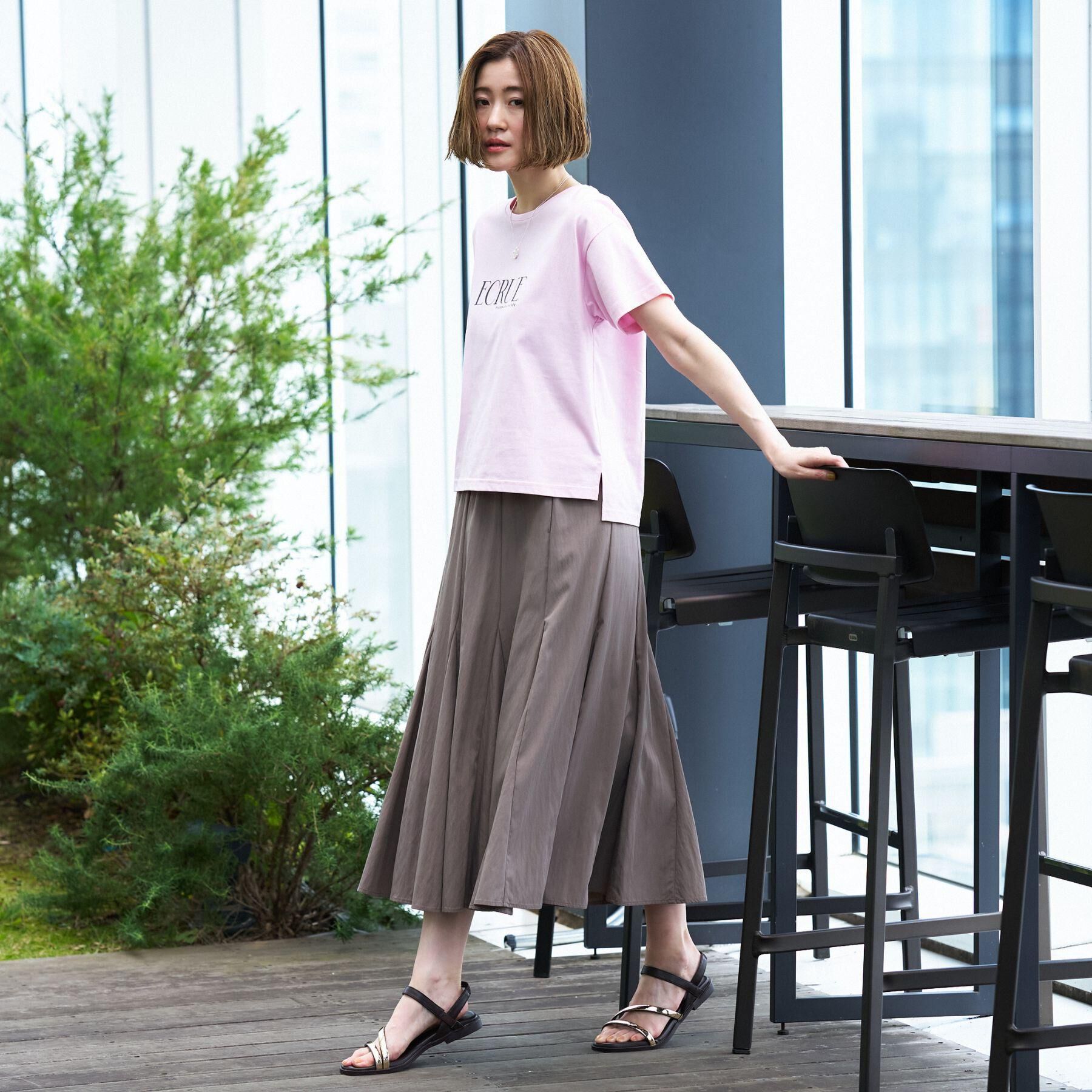 grove「【洗濯機◎】軽やかに揺れる、マーメイドフレアスカート」|スカート|