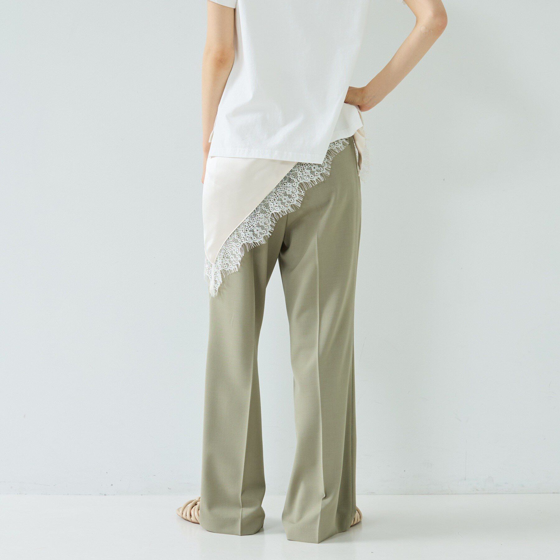 GALLEST「Comfy SET UP｜ストレートフレアパンツ【セットアップ対応／通勤／カセット服／接触冷感／UV」|その他|