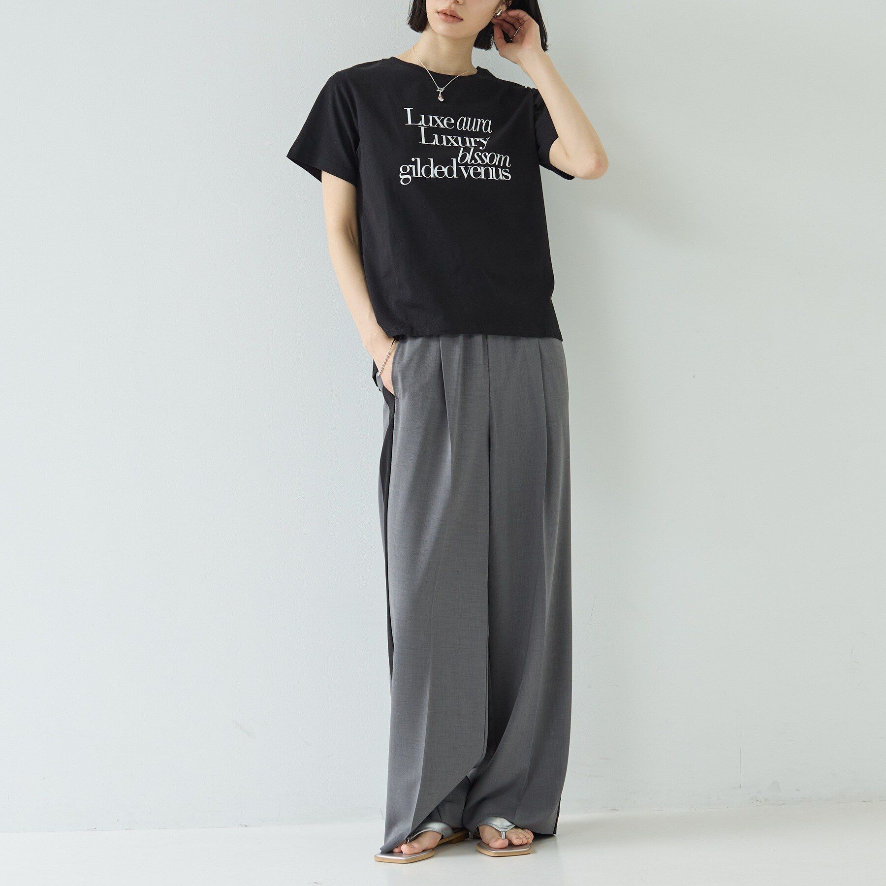 GALLEST「ボックスシルエットTシャツ【接触冷感】」|Tシャツ・カットソー|