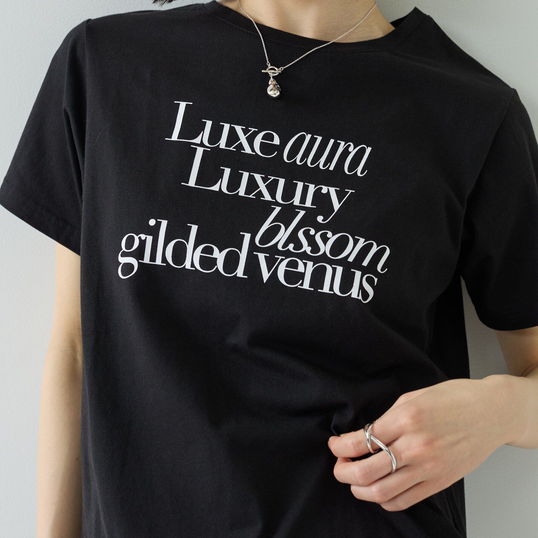 GALLEST「ボックスシルエットTシャツ【接触冷感】」|Tシャツ・カットソー|ブラック(019)