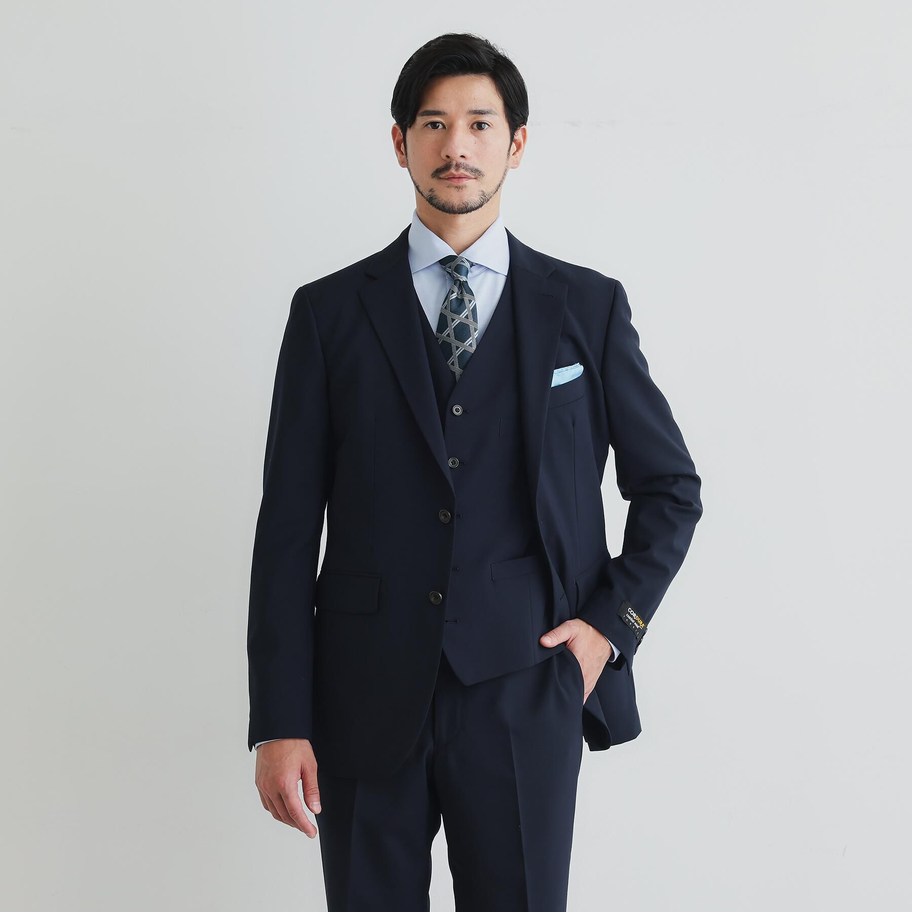 TAKEO KIKUCHI「【Begin掲載】コーデュラ（R）夏素材ウールトロ　ストレッチスーツ」|スーツ|