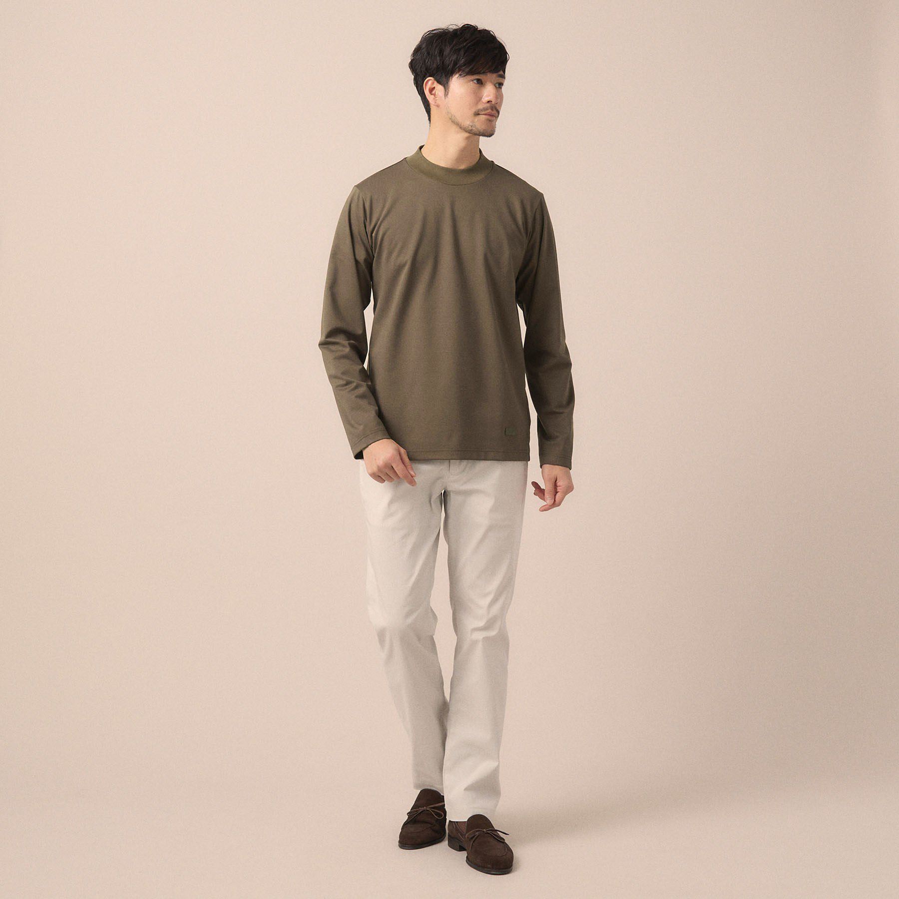 TAKEO KIKUCHI「ハイゲージ モックネックＴシャツ」|Tシャツ・カットソー|