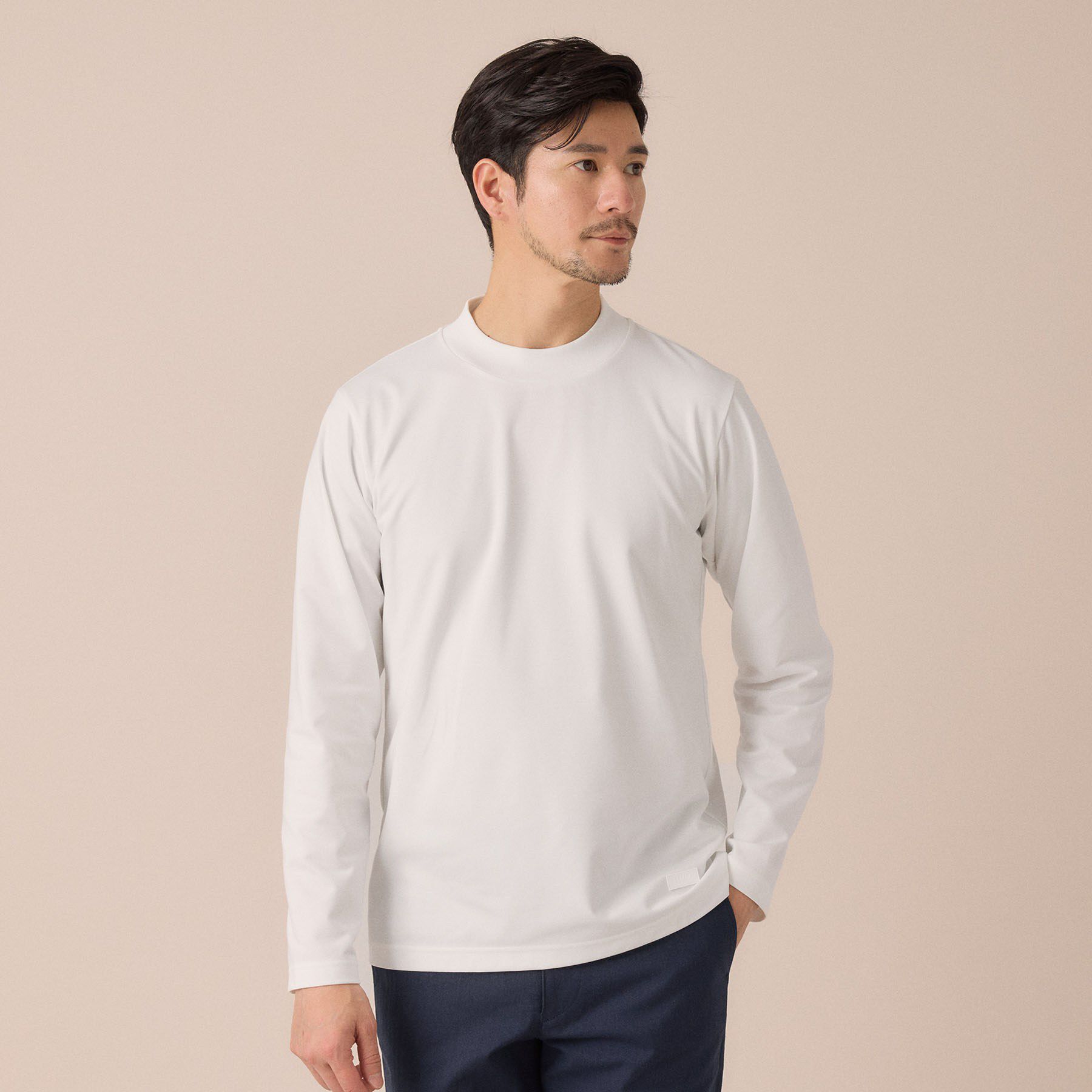 TAKEO KIKUCHI「ハイゲージ モックネックＴシャツ」|Tシャツ・カットソー|