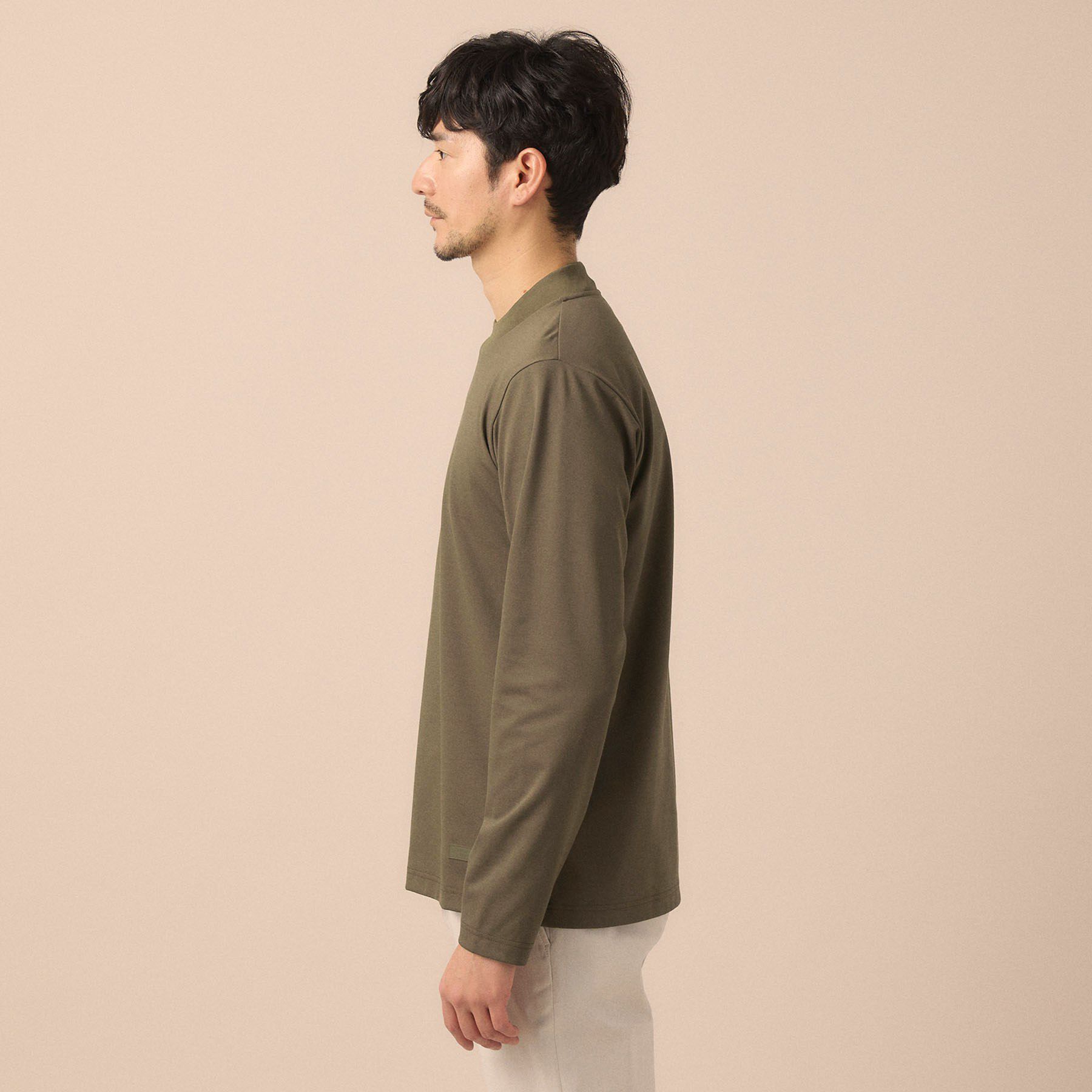 TAKEO KIKUCHI「ハイゲージ モックネックＴシャツ」|Tシャツ・カットソー|