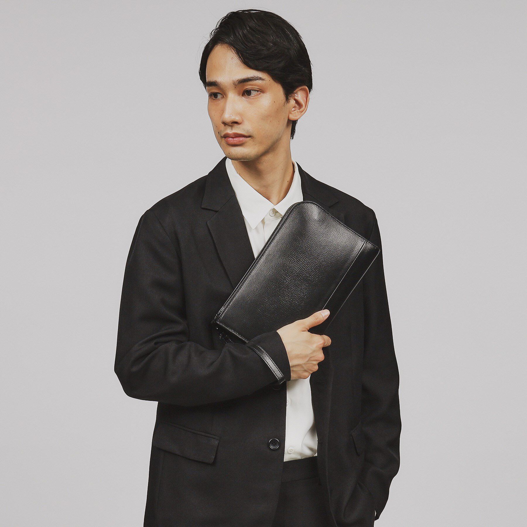 tk.TAKEO KIKUCHI「【冠婚葬祭】レザー クラッチバッグ」|クラッチバッグ|