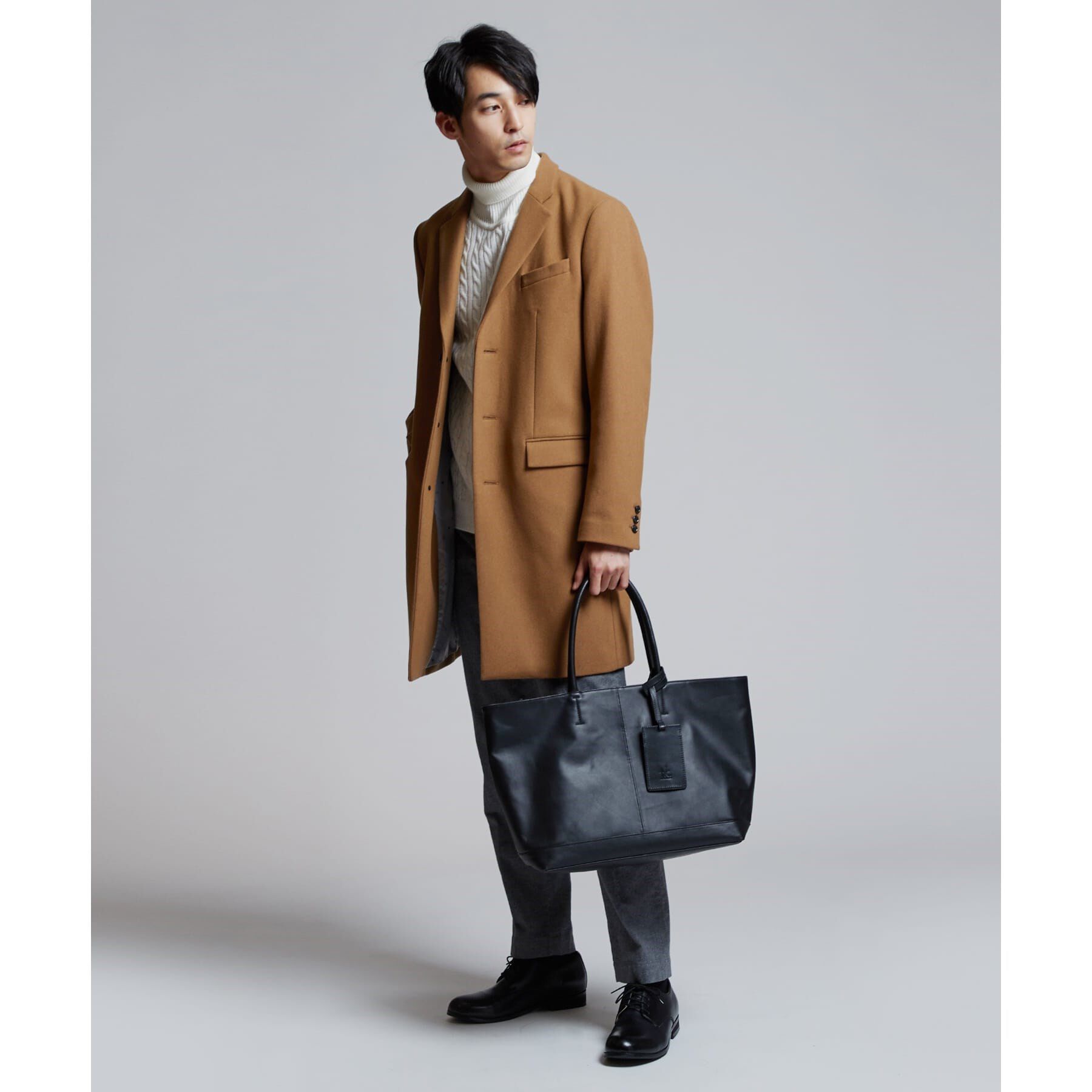 tk.TAKEO KIKUCHI「【WEB限定】レザートートバッグ/A4サイズ収納可/本革/ビジネス対応可」|トートバッグ|