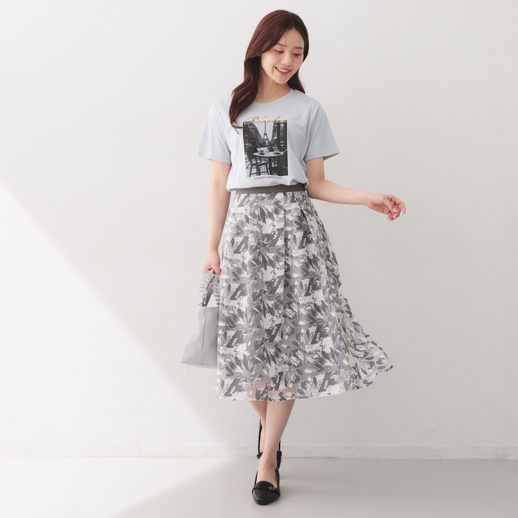 index「【接触冷感／UVケア】転写箔プリントTシャツ《洗濯機OK》」|Tシャツ・カットソー|