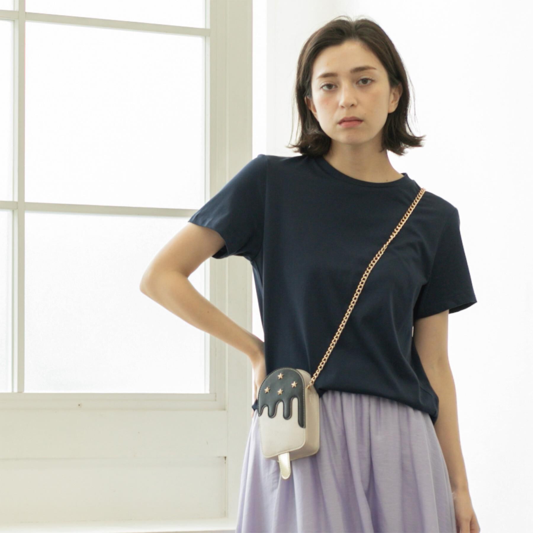 OPAQUE.CLIP「《5色展開》ベーシックTシャツ【洗濯機洗い可／UV／接触冷感】」|Tシャツ・カットソー|