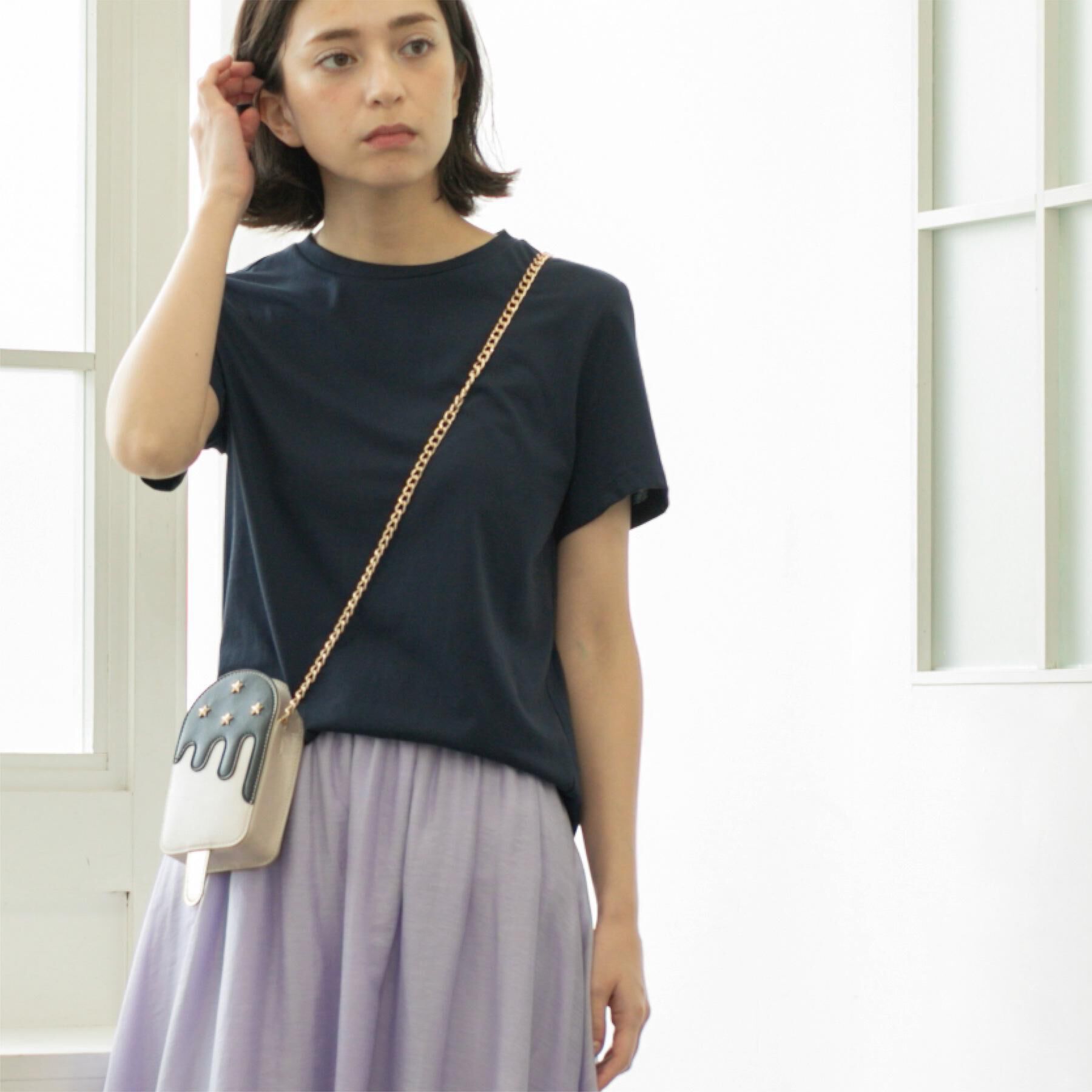 OPAQUE.CLIP「《5色展開》ベーシックTシャツ【洗濯機洗い可／UV／接触冷感】」|Tシャツ・カットソー|