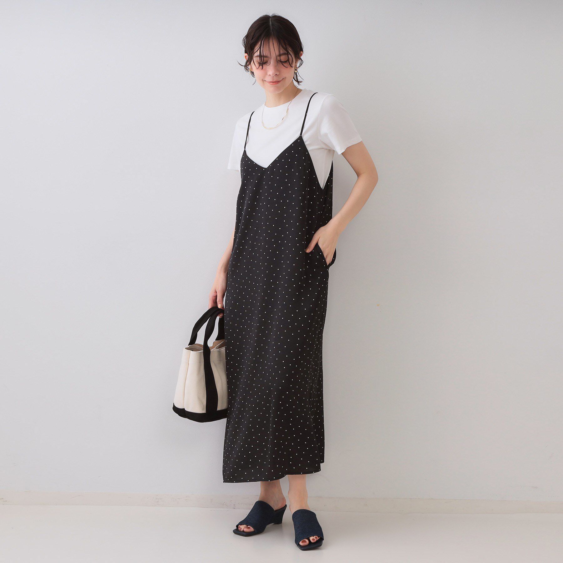 OPAQUE.CLIP「《5色展開》ベーシックTシャツ【洗濯機洗い可／UV／接触冷感】」|Tシャツ・カットソー|
