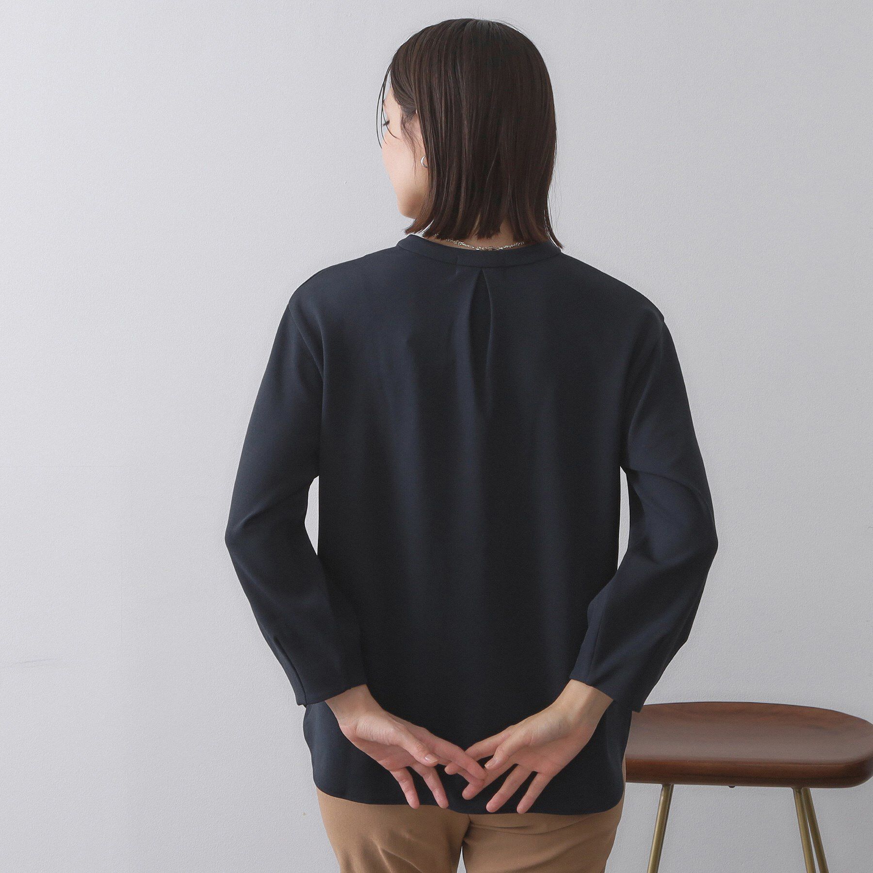 OPAQUE.CLIP「スキッパートップス【吸水速乾／UVケア／洗濯機OK】」|Tシャツ・カットソー|