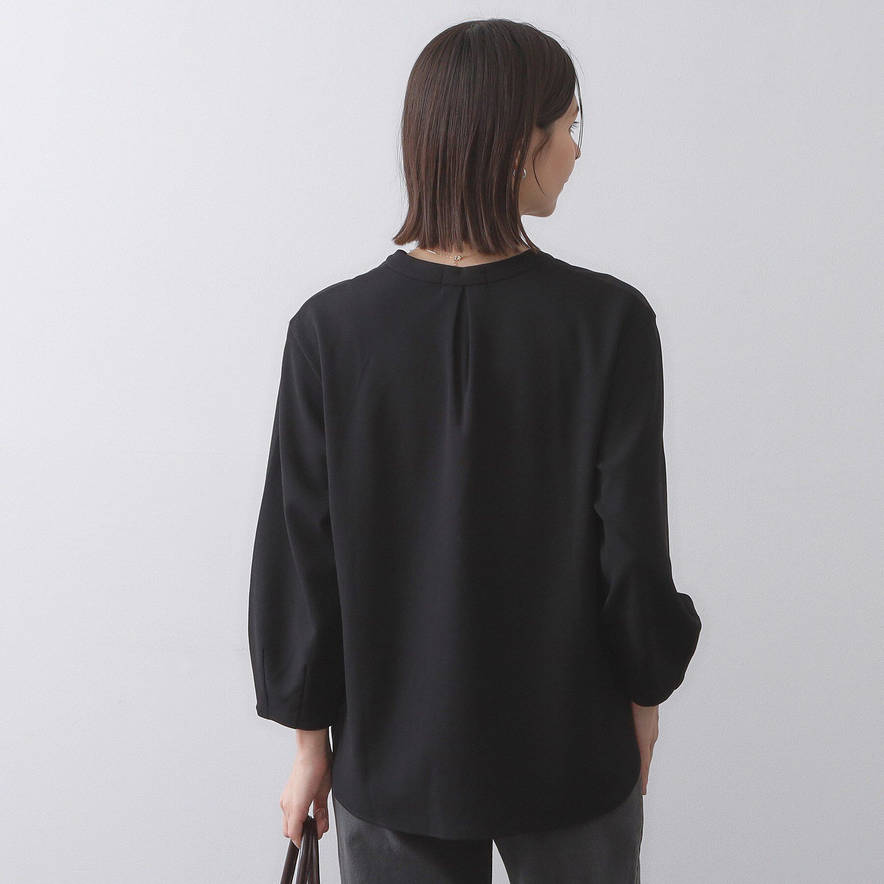OPAQUE.CLIP「スキッパートップス【吸水速乾／UVケア／洗濯機OK】」|Tシャツ・カットソー|