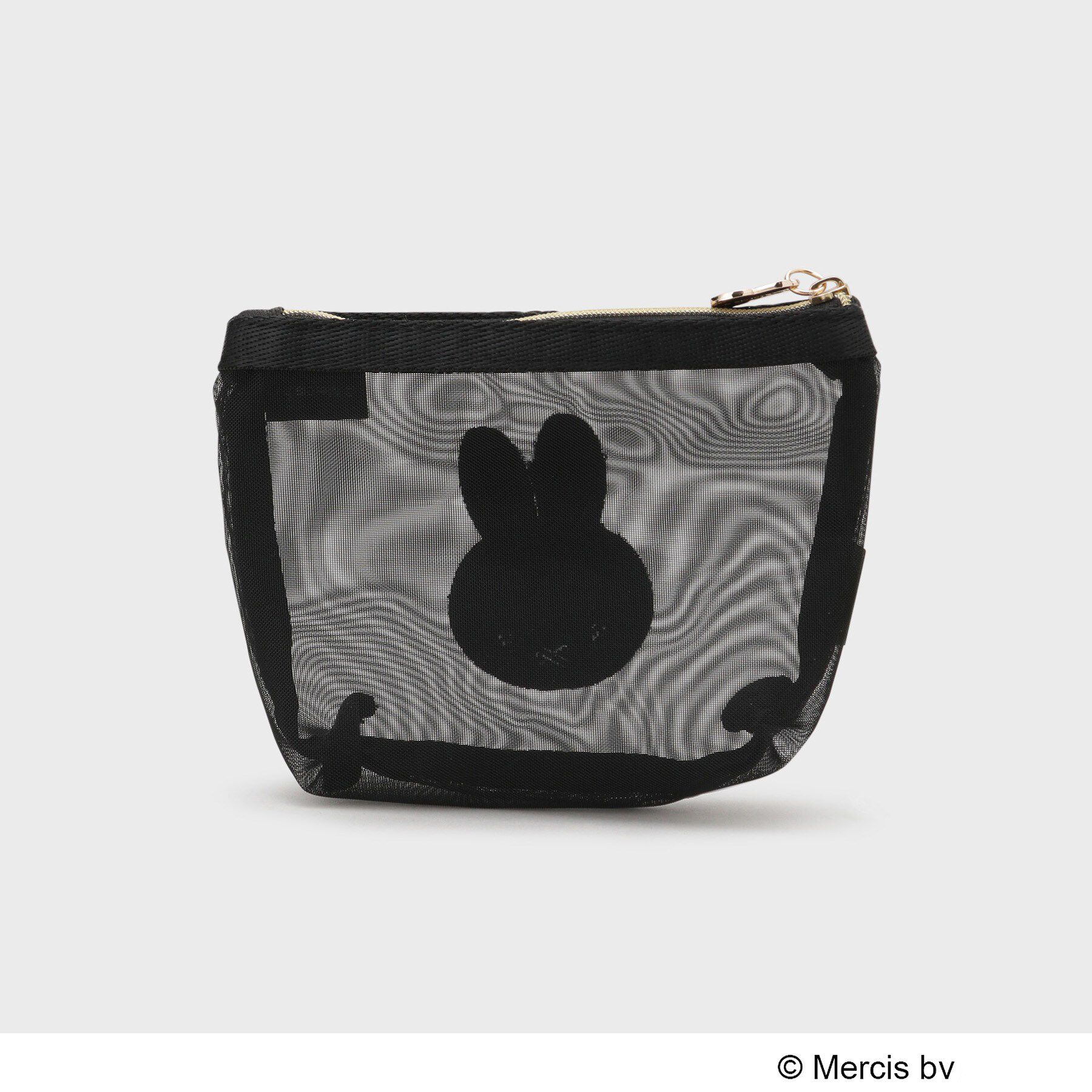 OPAQUE.CLIP「◆【miffy】さがら刺繍チュールメッシュポーチ」|ポーチ|