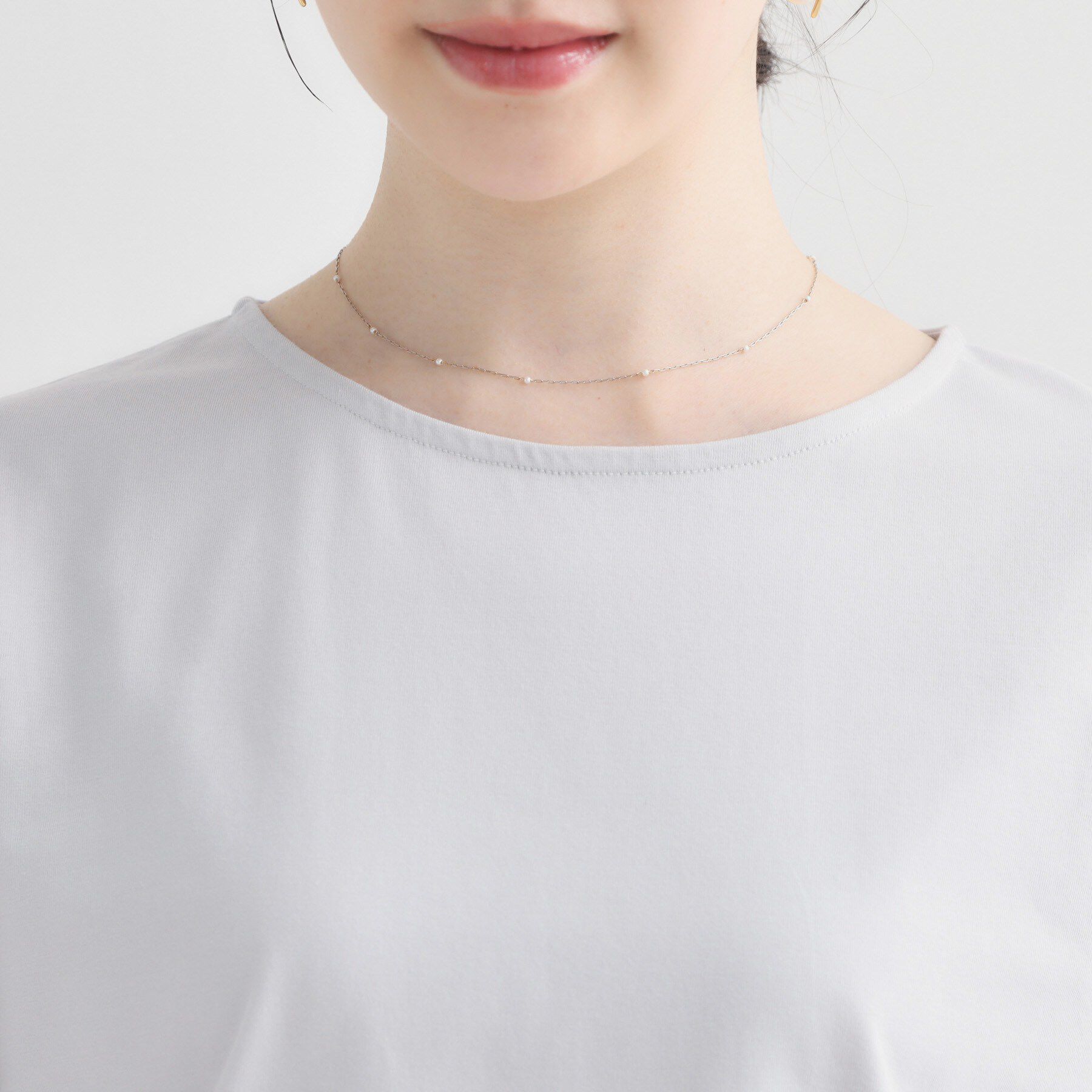 Couture broach「【接触冷感・UVカット・洗える】バルーンスリーブ トップス」|Tシャツ・カットソー|