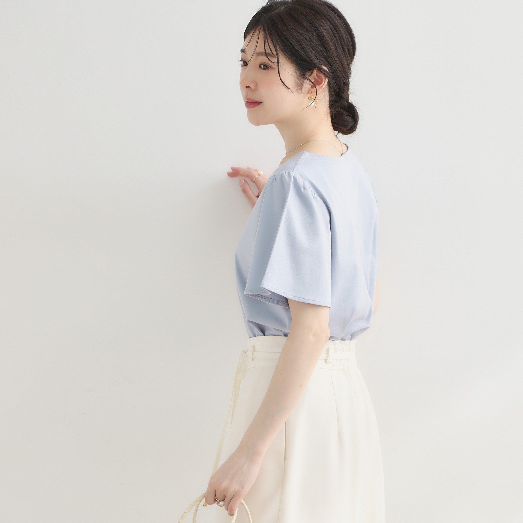 Couture broach「【接触冷感・UVカット・洗える】トゥシューズプリントTシャツ」|Tシャツ・カットソー|