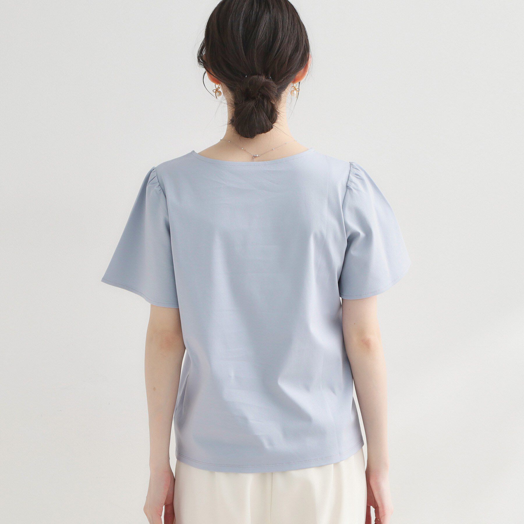 Couture broach「【接触冷感・UVカット・洗える】トゥシューズプリントTシャツ」|Tシャツ・カットソー|
