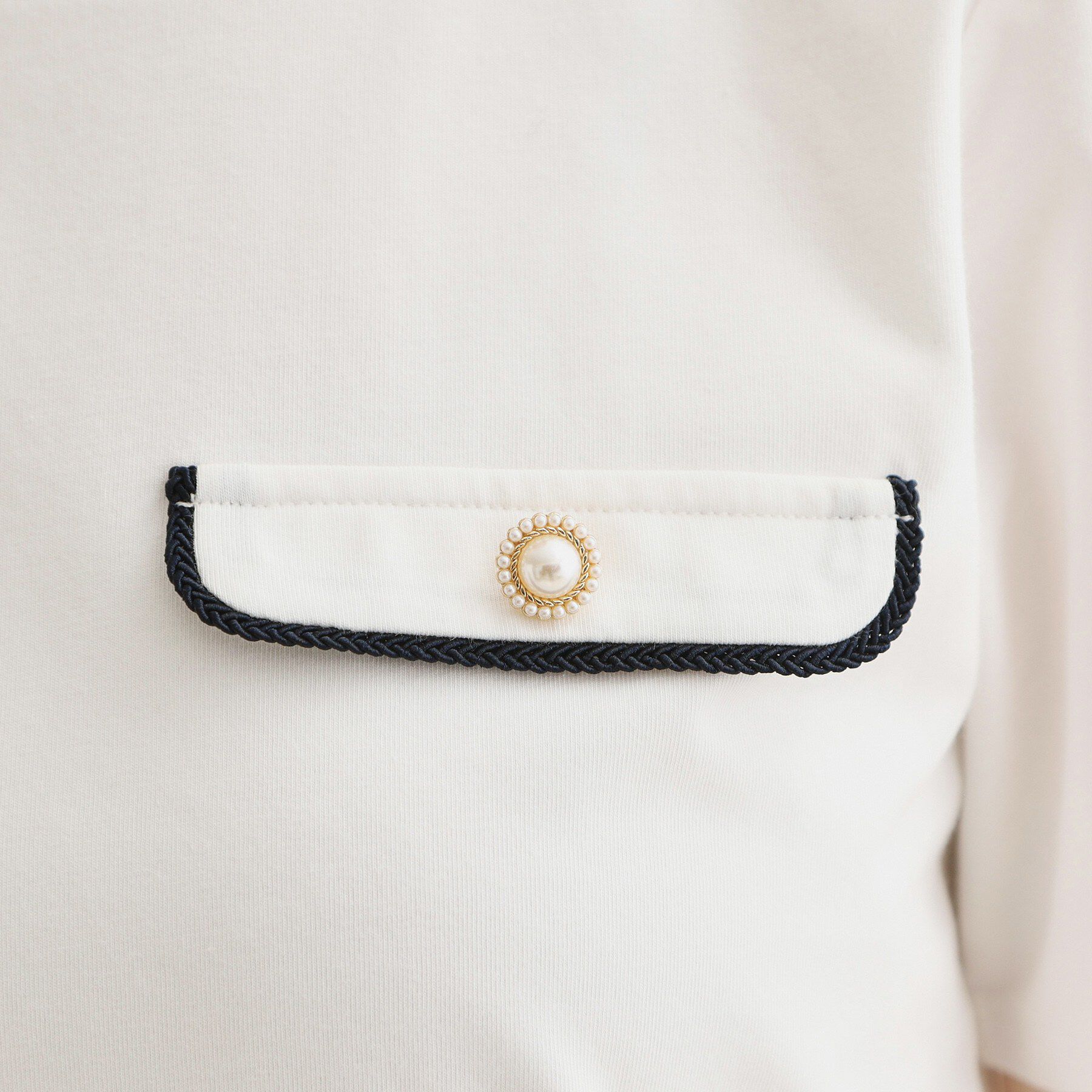Couture broach「【接触冷感・UVカット・洗える】マリンコードTシャツ」|Tシャツ・カットソー|