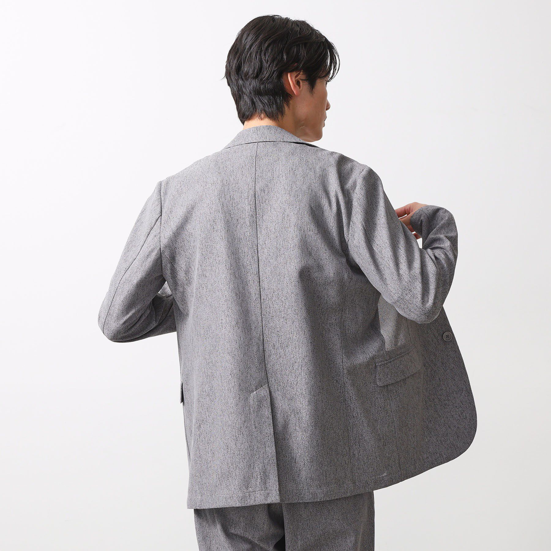 THE SHOP TK「シャリルジャージ ジャケット　洗濯機OK/吸水速乾/イージーケア/セットアップ可」|テーラードジャケット|