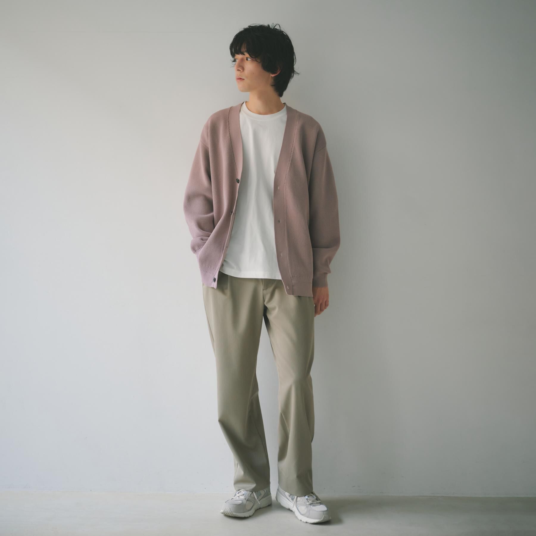 THE SHOP TK「【季節の変わり目に最適】ニットカーディガン ドライタッチ／軽量」|カーディガン|
