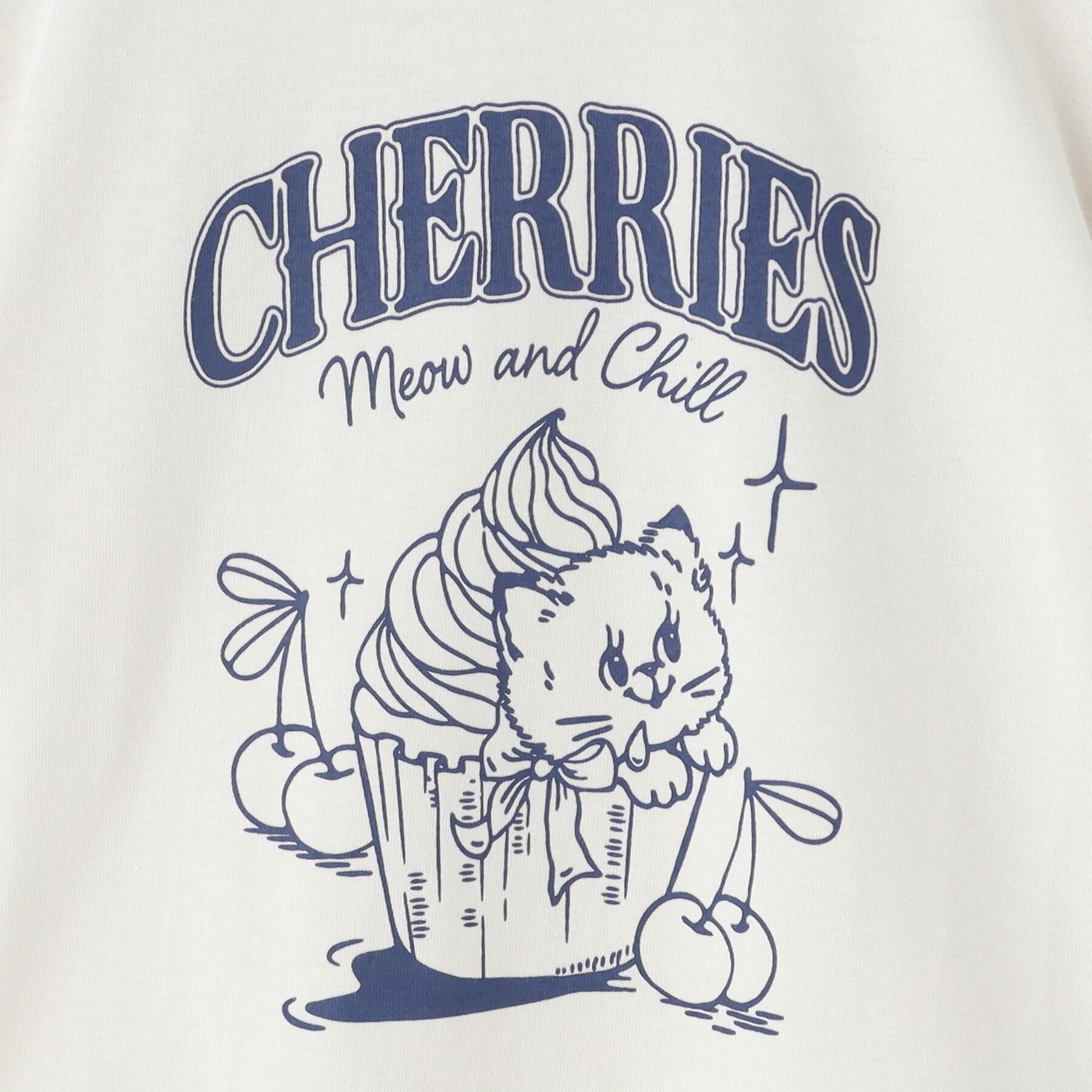 THE SHOP TK「天竺アソート アメカジプリント 半袖Tシャツ ロゴ・キャット・ハンバーガー」|Tシャツ・カットソー|