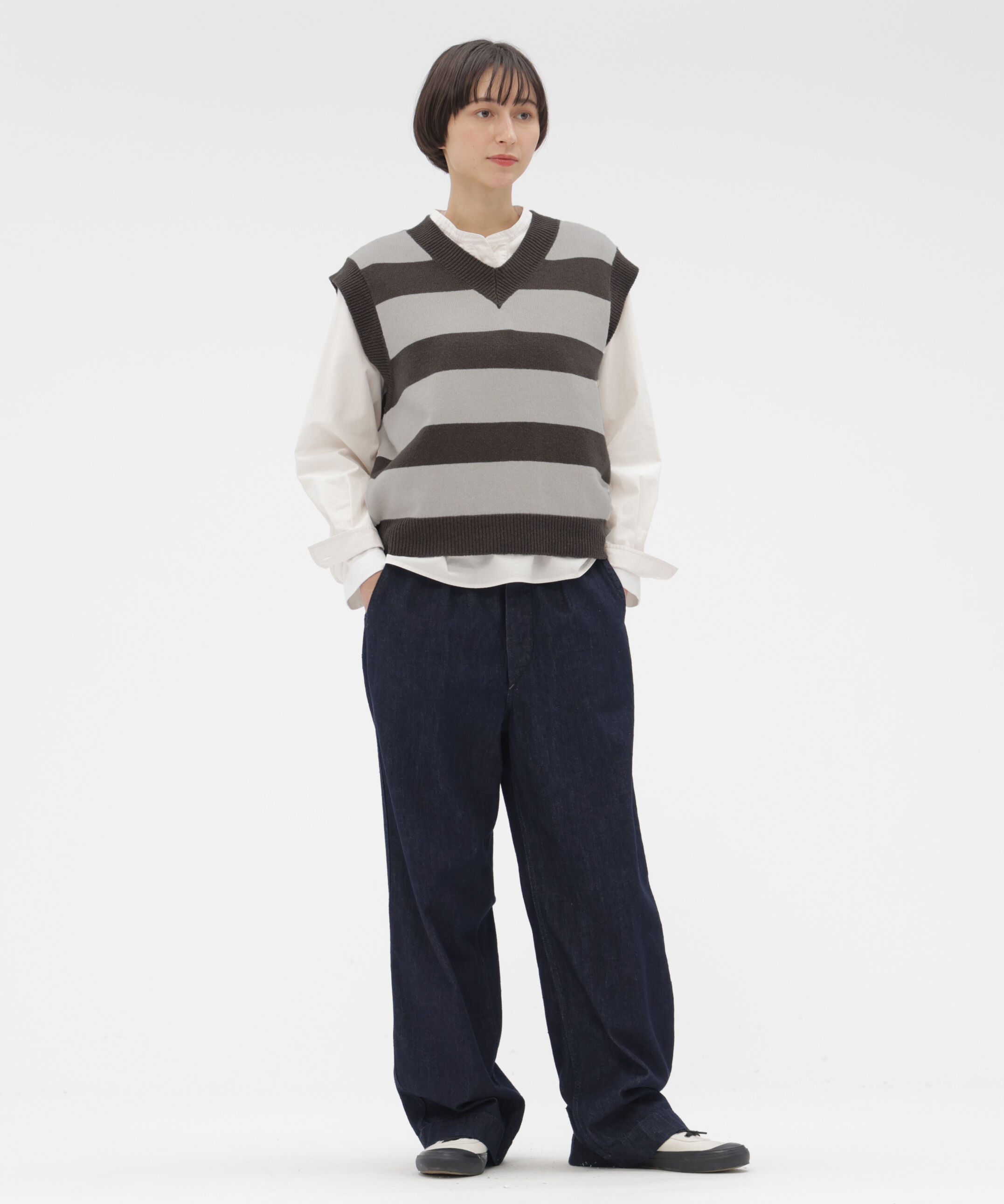 MHL.「WOOL COTTON KNITWEAR」|ニット・セーター|