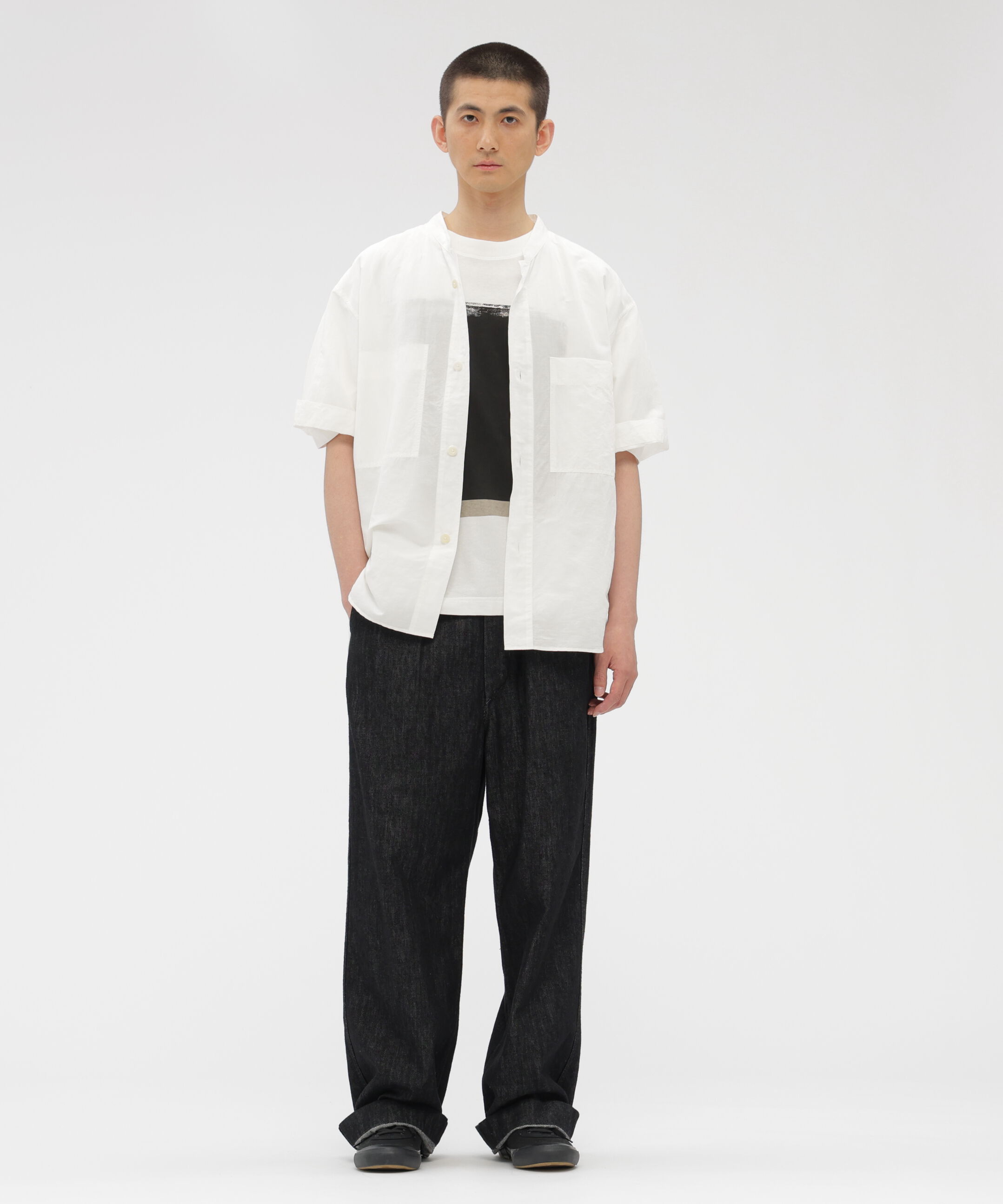 MHL.「HIGH COUNT DRY COTTON LINEN SHIRT」|シャツ・ブラウス|