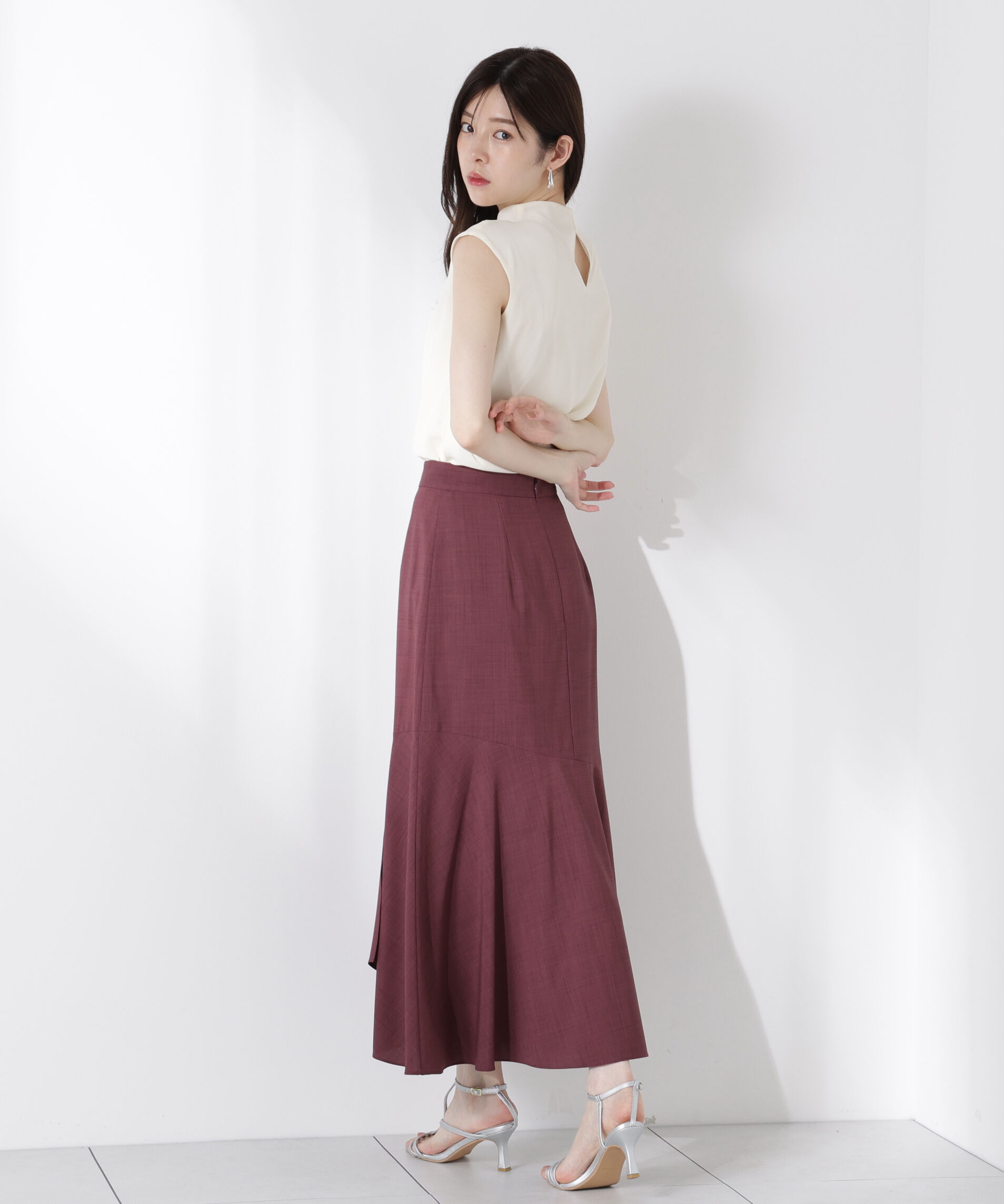 PROPORTION BODY DRESSING「楊柳アシメブラウス」|シャツ・ブラウス|