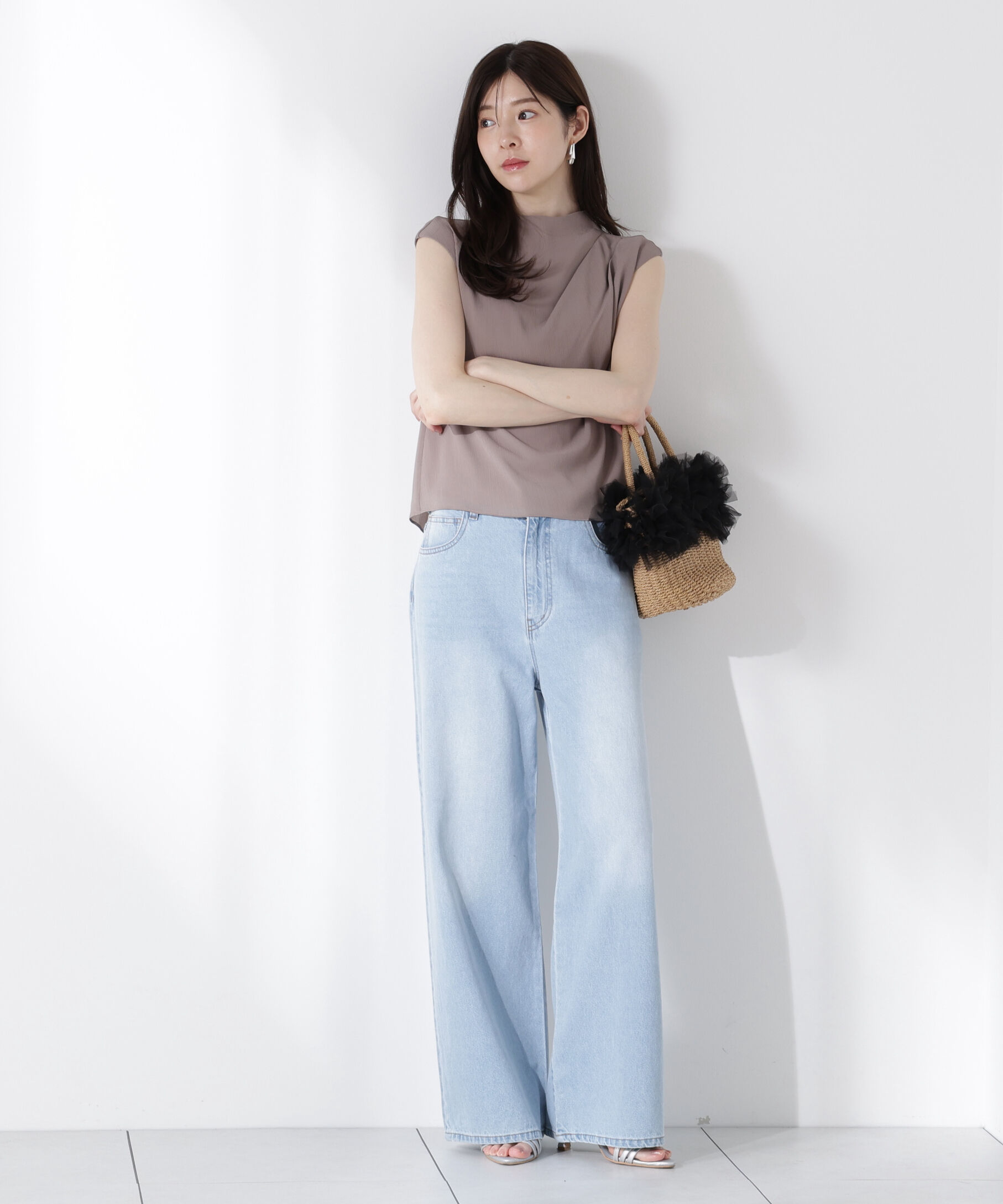 PROPORTION BODY DRESSING「楊柳アシメブラウス」|シャツ・ブラウス|
