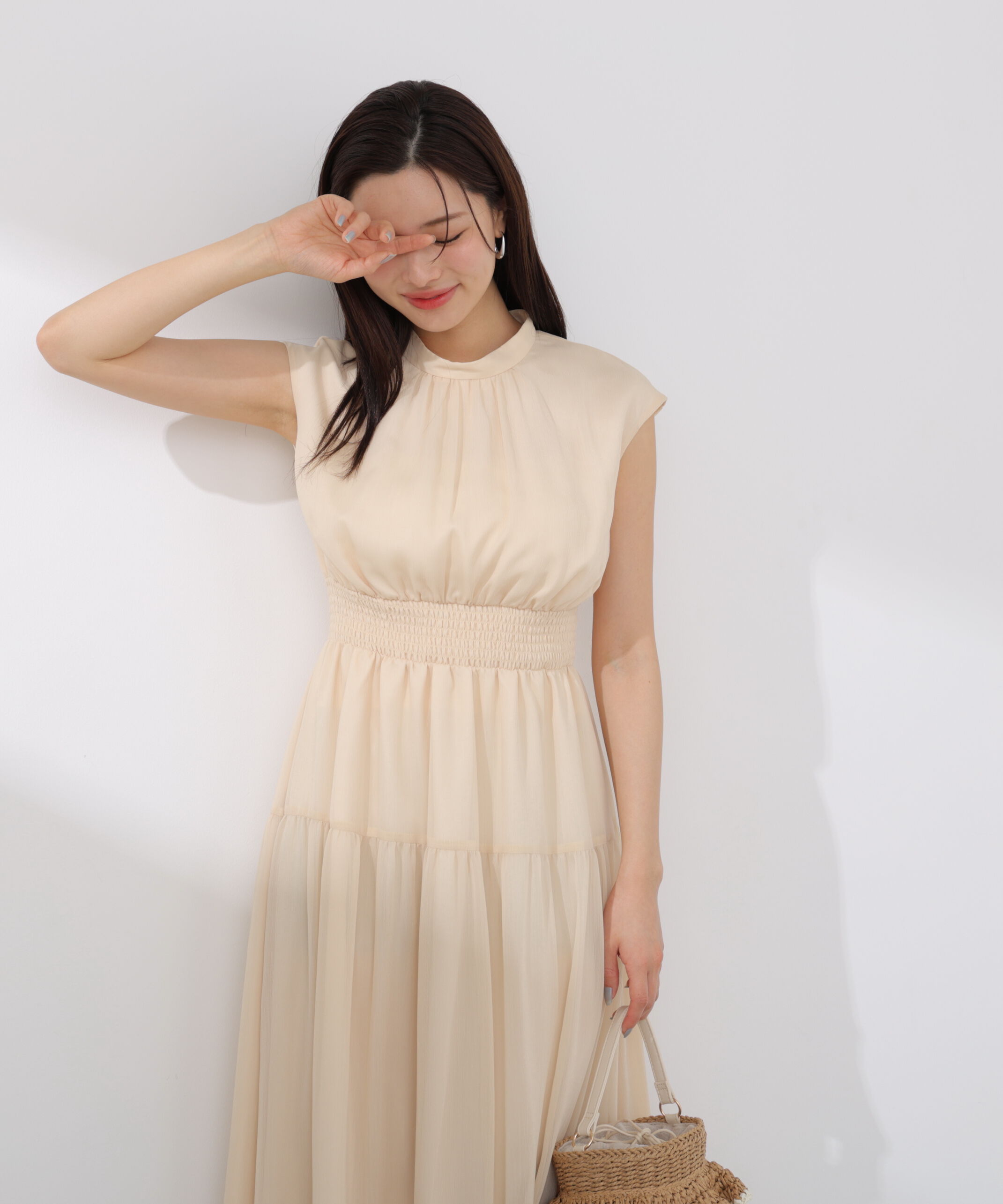 PROPORTION BODY DRESSING「ウエストシャーリングワンピース」|ワンピース|