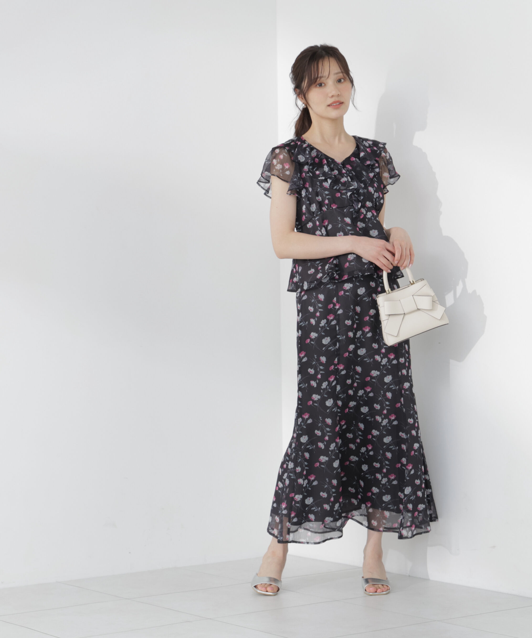 PROPORTION BODY DRESSING「フラワープリントマーメイドスカート」|スカート|
