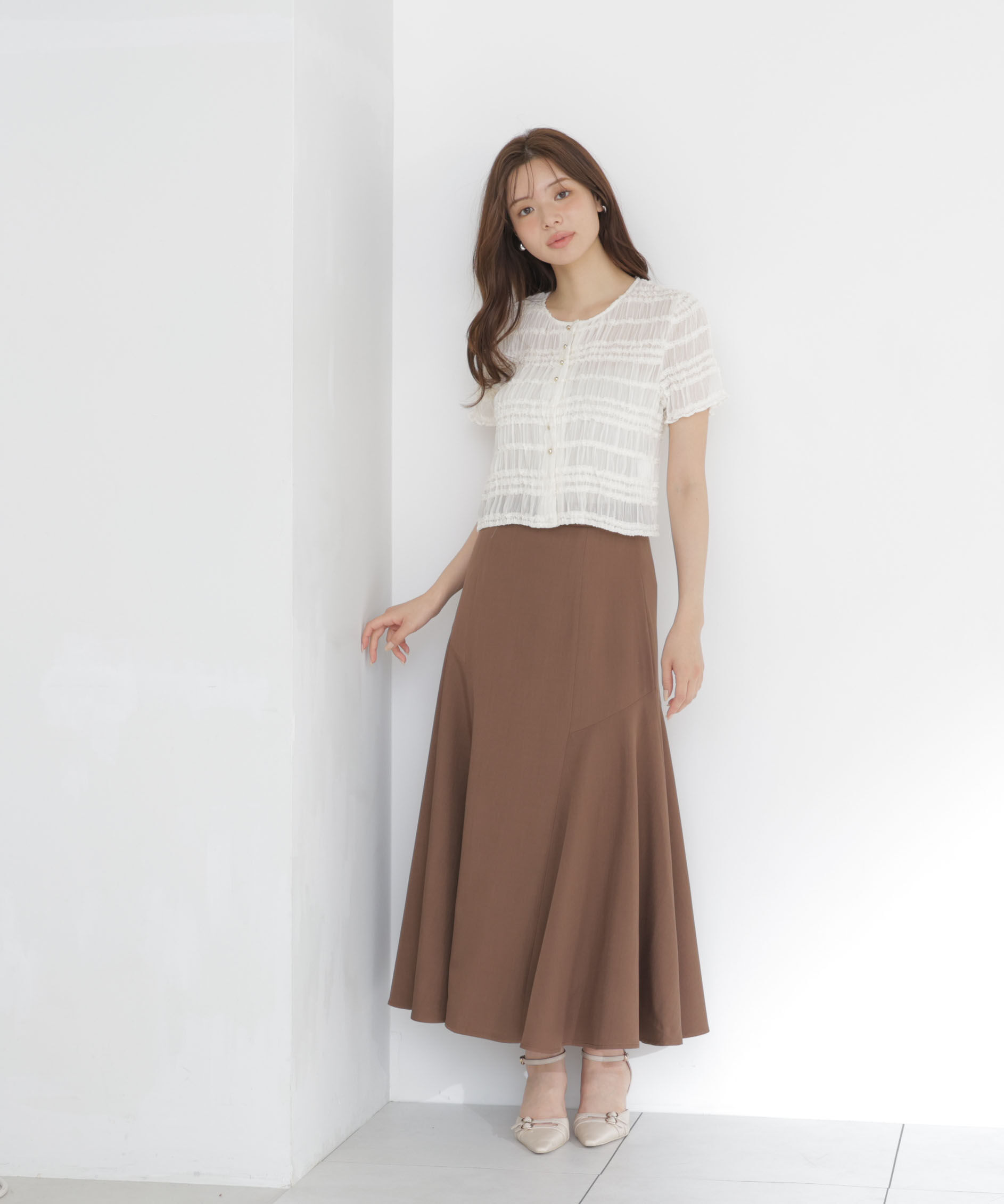 PROPORTION BODY DRESSING「アシメ切替スカート」|スカート|