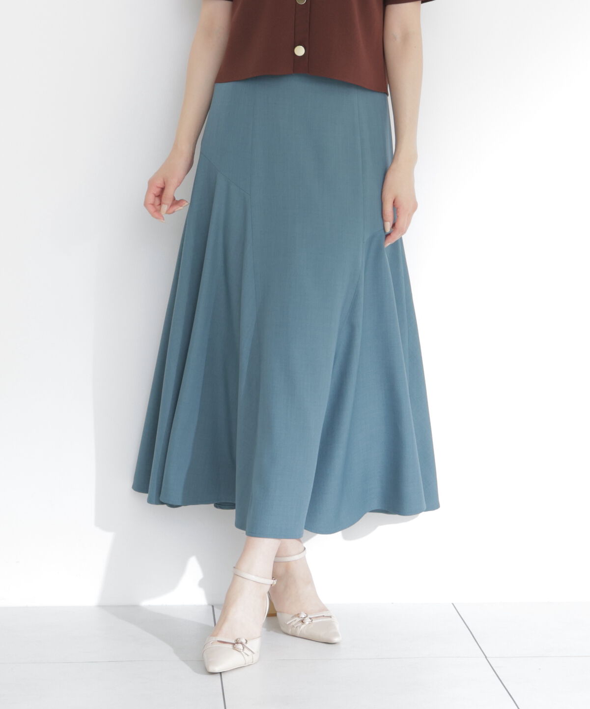 PROPORTION BODY DRESSING「アシメ切替スカート」|スカート|