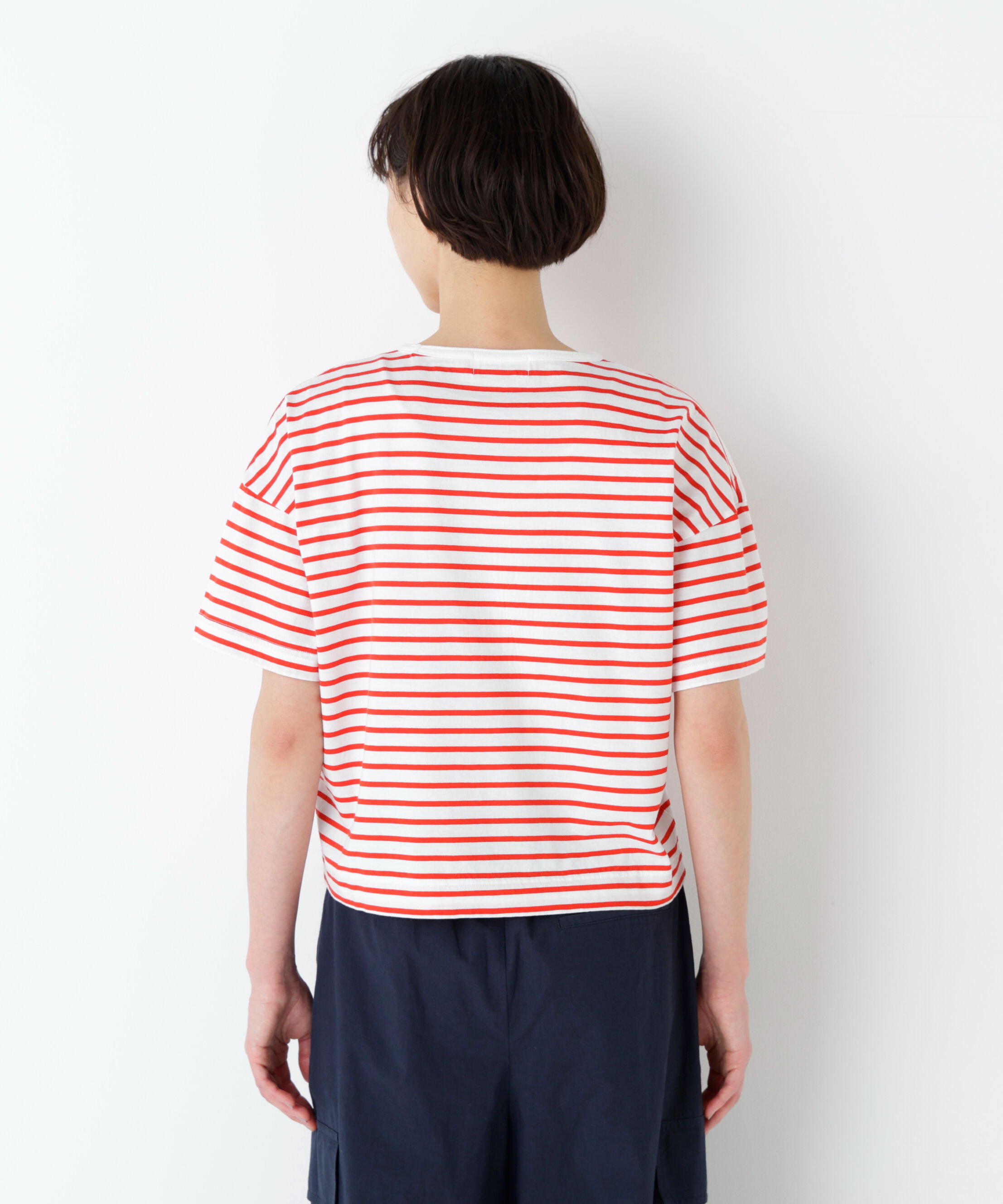  「ａｚｕｒｅｌａ　ｍｅｒ　ボーダーロゴＴシャツ」|Tシャツ・カットソー|
