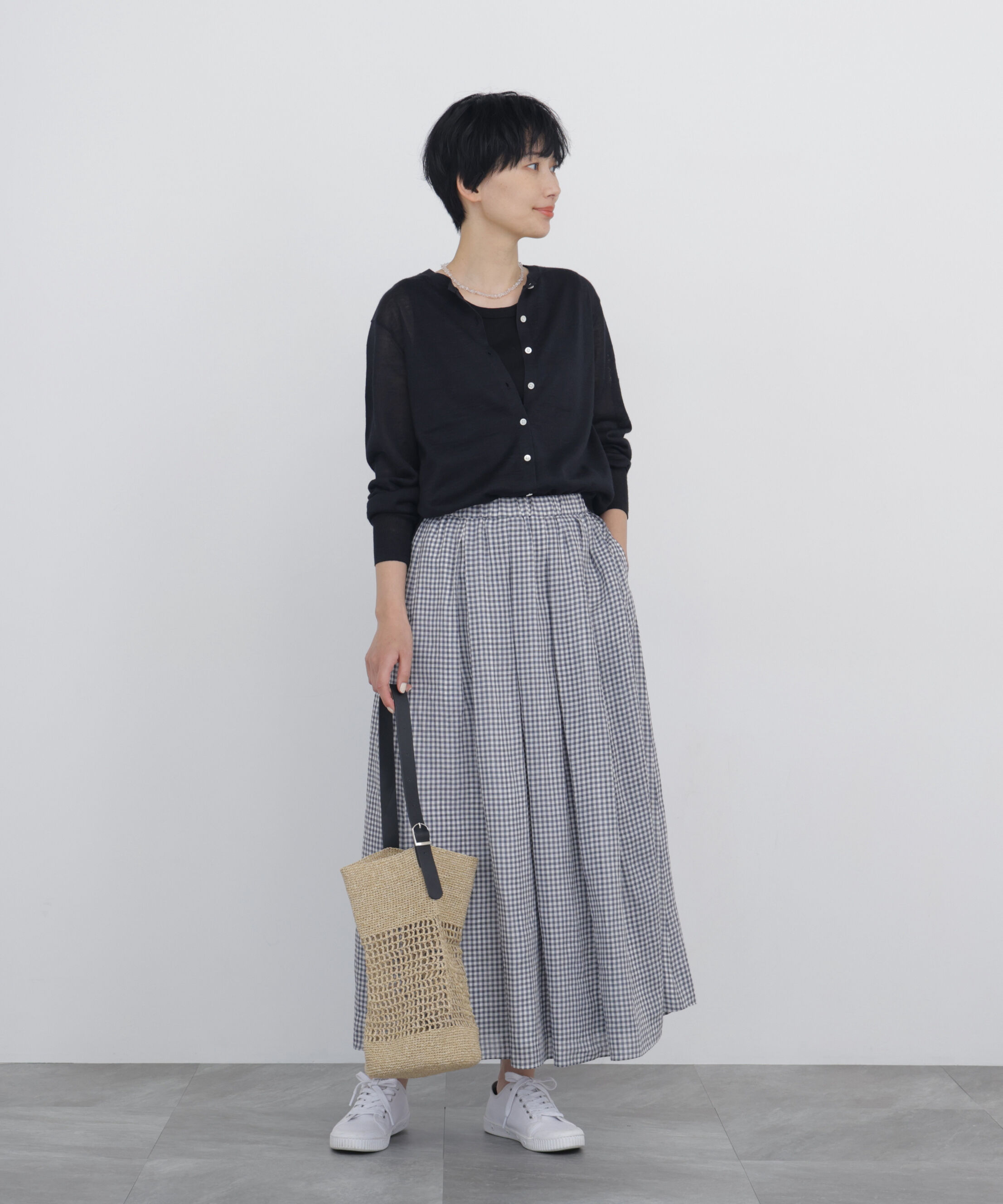  「◆《名品素材 / 洗える / ｾｯﾄｱｯﾌﾟ》 ﾗﾐｰﾁｪｯｸﾎﾞｯｸｽﾀｯ」|スカート|