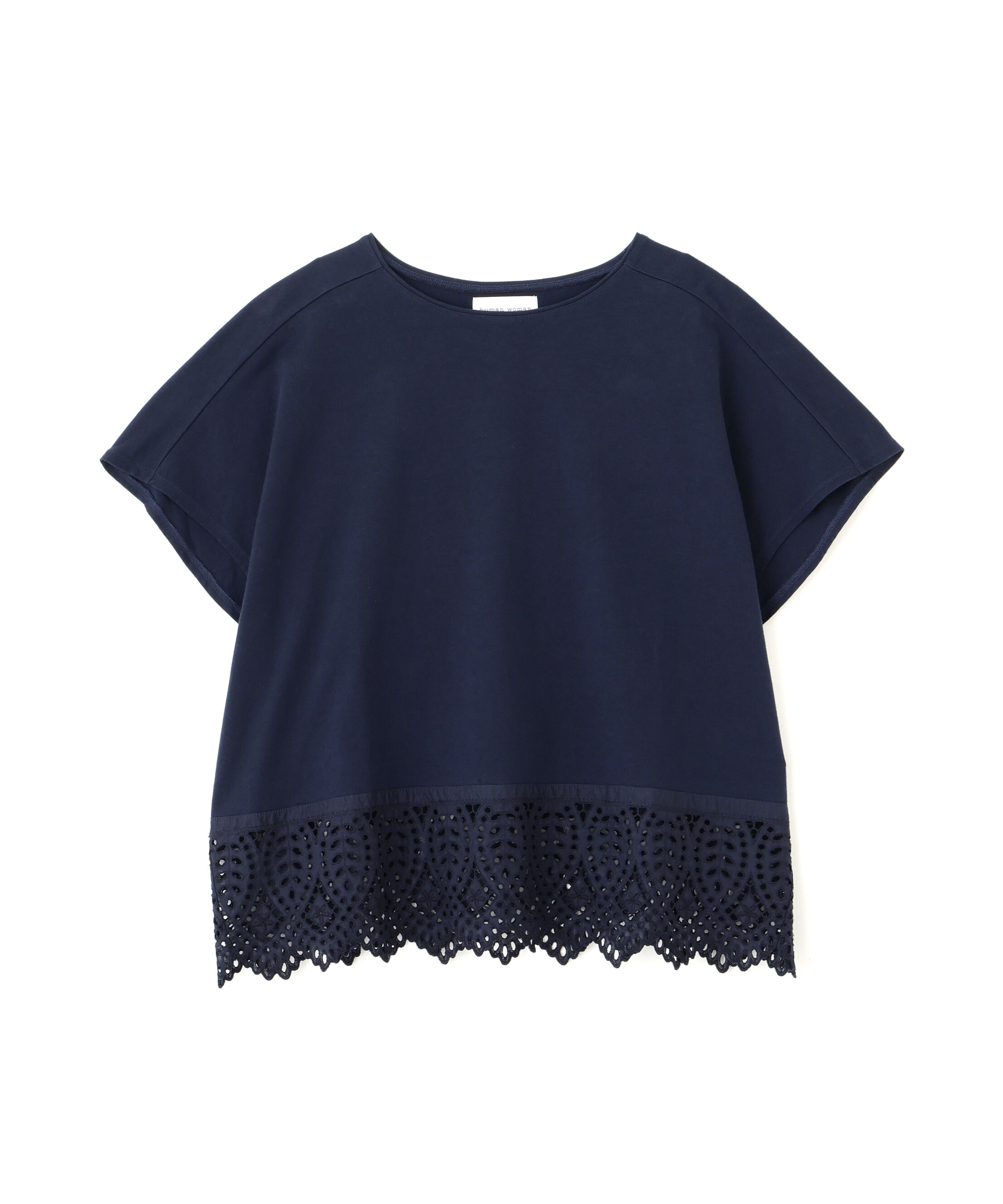  「◆《洗える》 レースカットソー」|Tシャツ・カットソー|