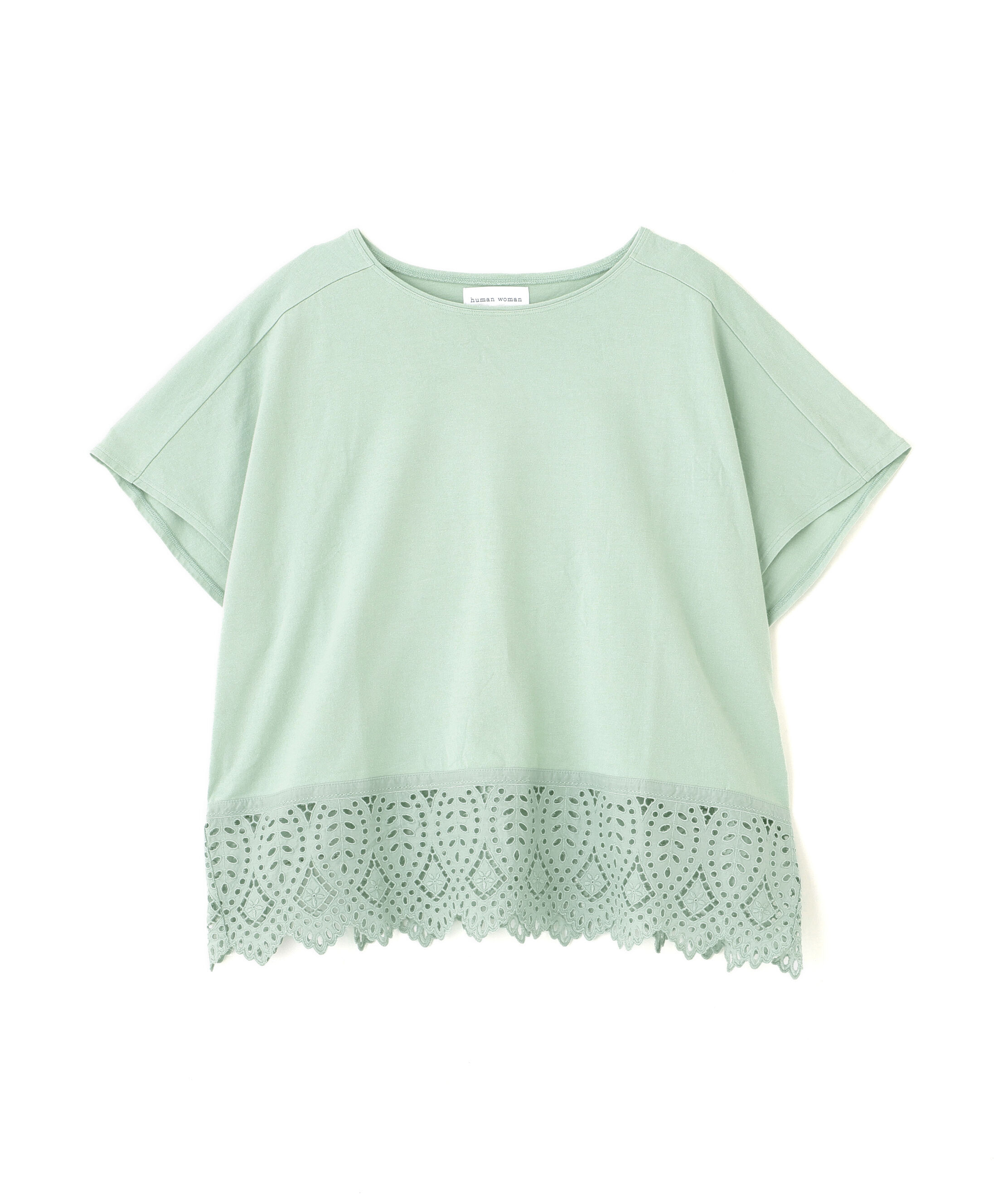  「◆《洗える》 レースカットソー」|Tシャツ・カットソー|