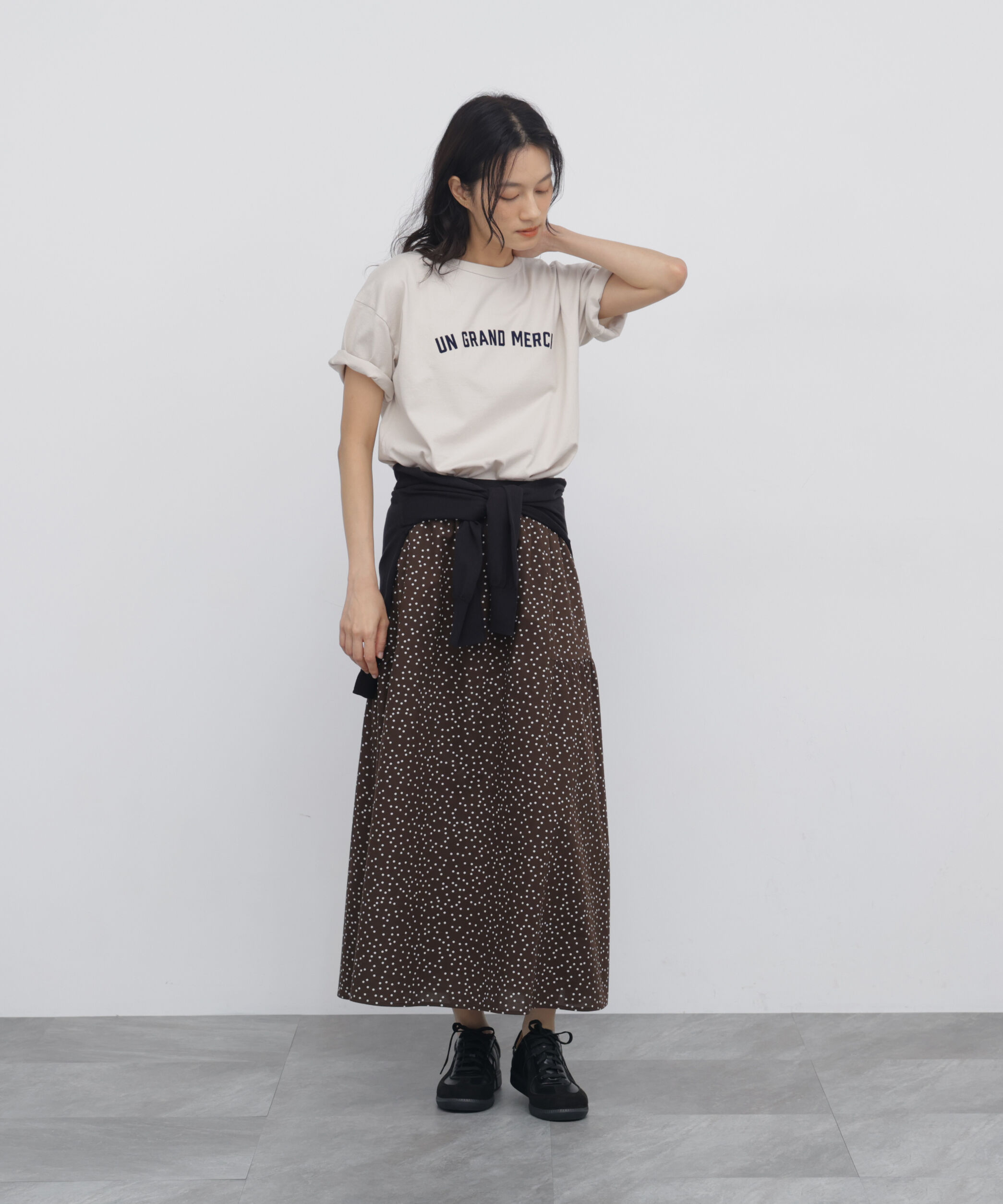  「◆フロッキープリントクルーネックＴシャツ」|Tシャツ・カットソー|