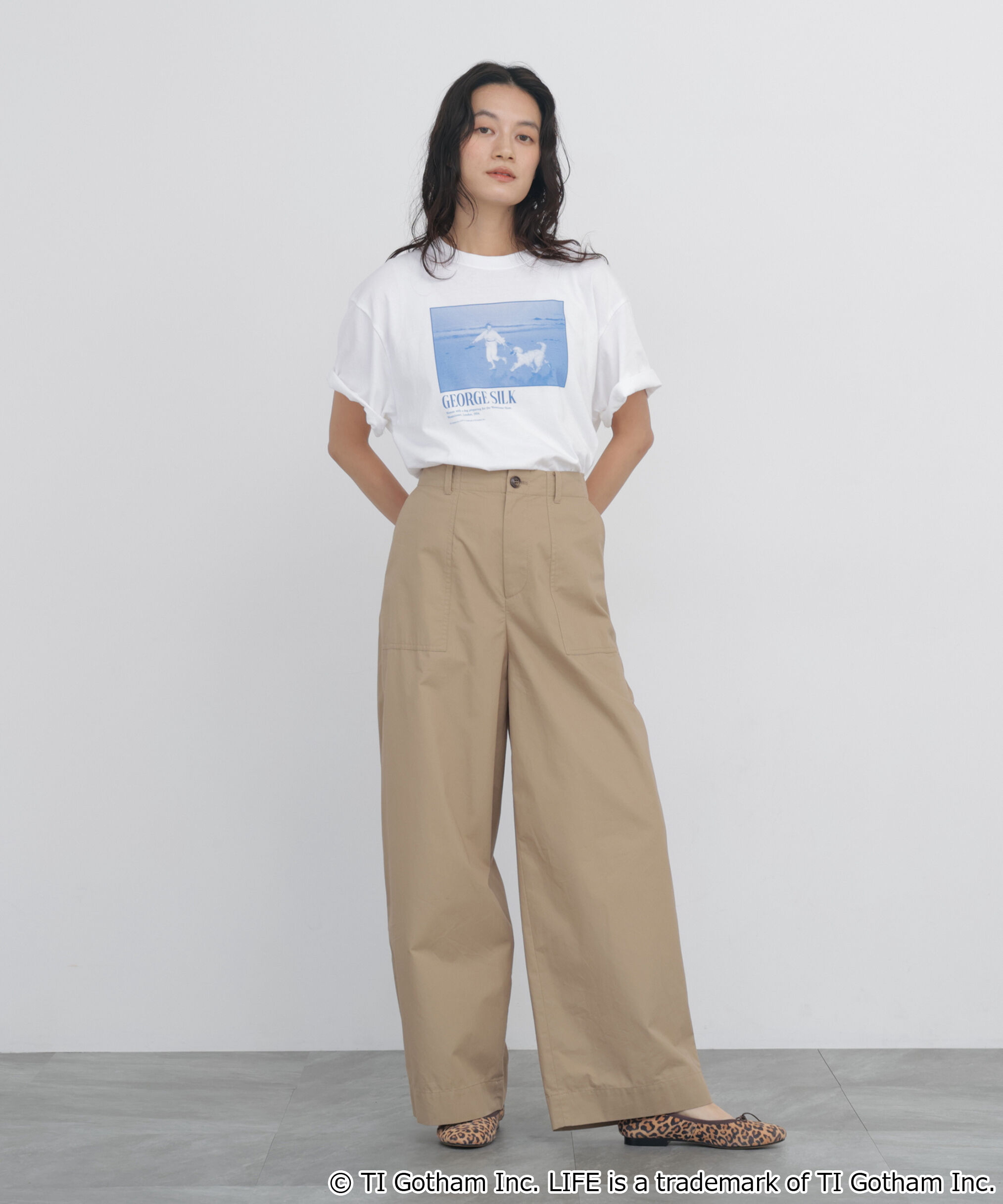  「《LIFE PICTURE COLLECTION別注》フォトＴシャツ DOG」|Tシャツ・カットソー|