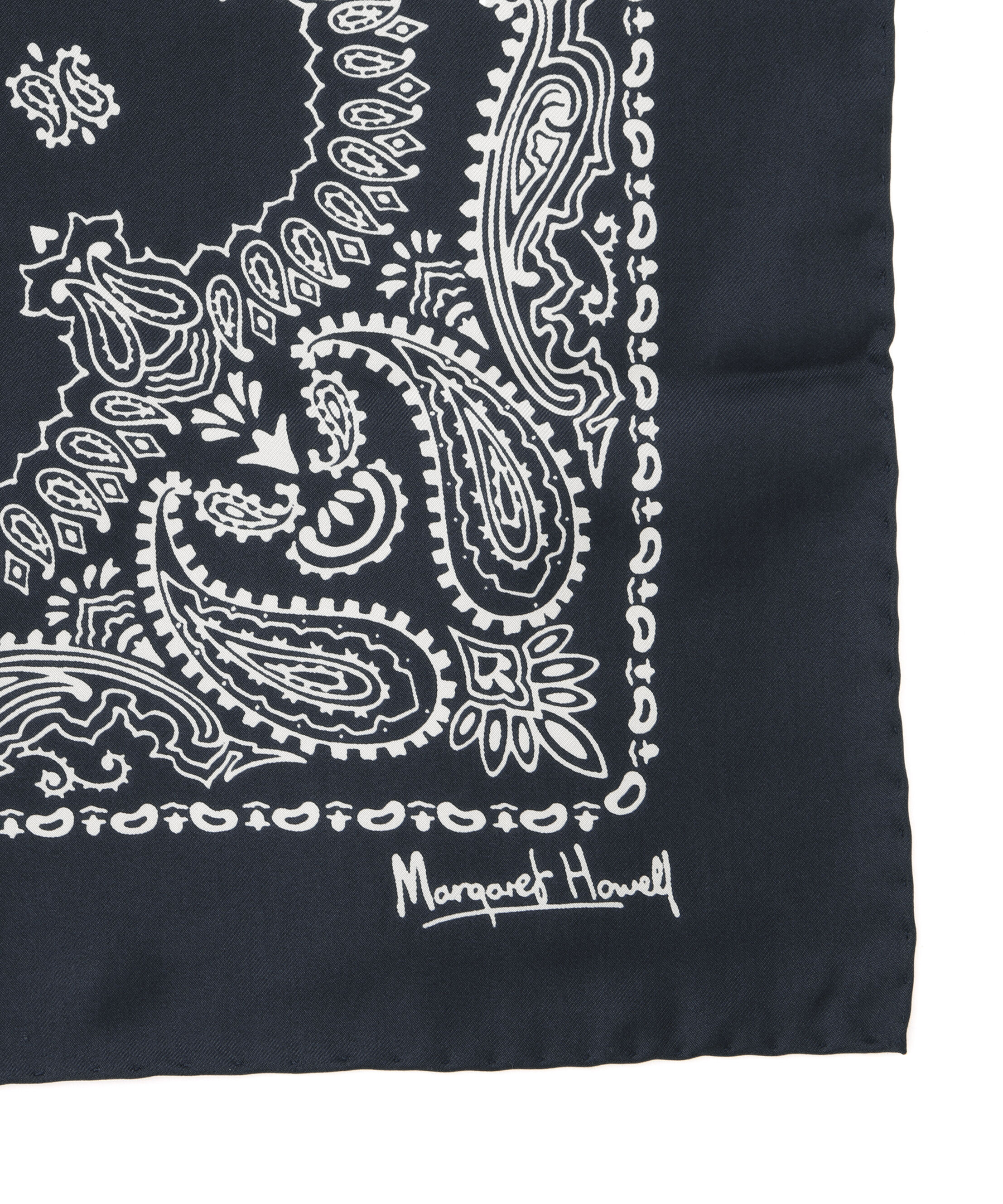  「SILK TWILL PAISLEY SCARF」|バンダナ・スカーフ|