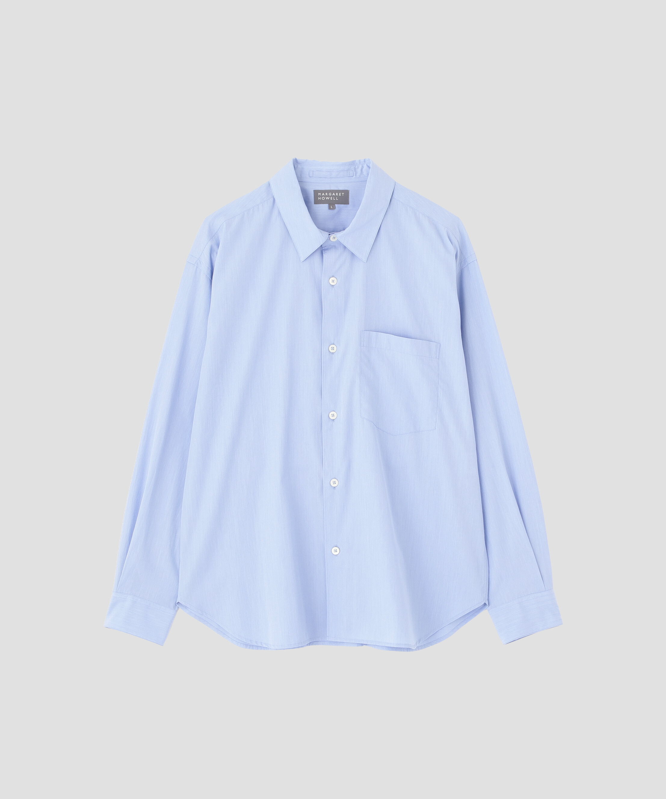 MARGARET HOWELL「COMPACT COTTON END ON END SHIRT」|シャツ・ブラウス|