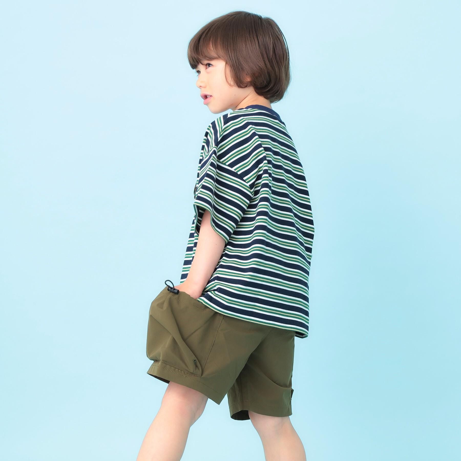 SHOO･LA･RUE「【100-150cm】マルチボーダーTシャツ」|Tシャツ・カットソー|