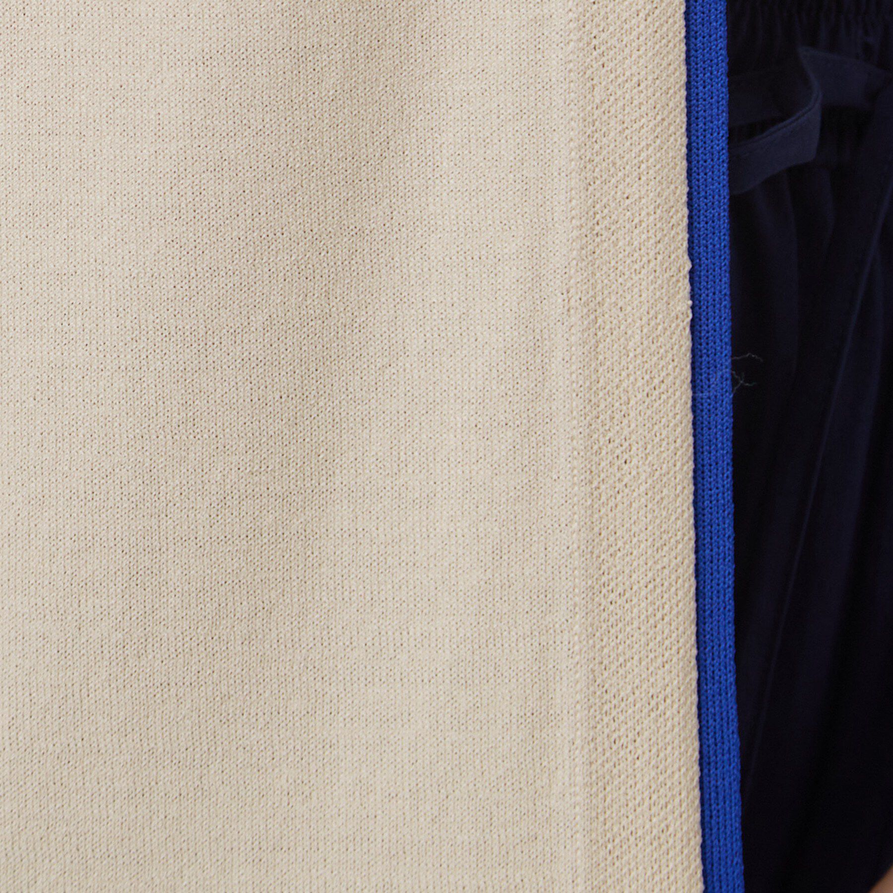SHOO･LA･RUE「【お袖丈選べる/UV/毛玉になりにくい】配色デザインがポイント ひんやりボタンレスカーディガン」|カーディガン|