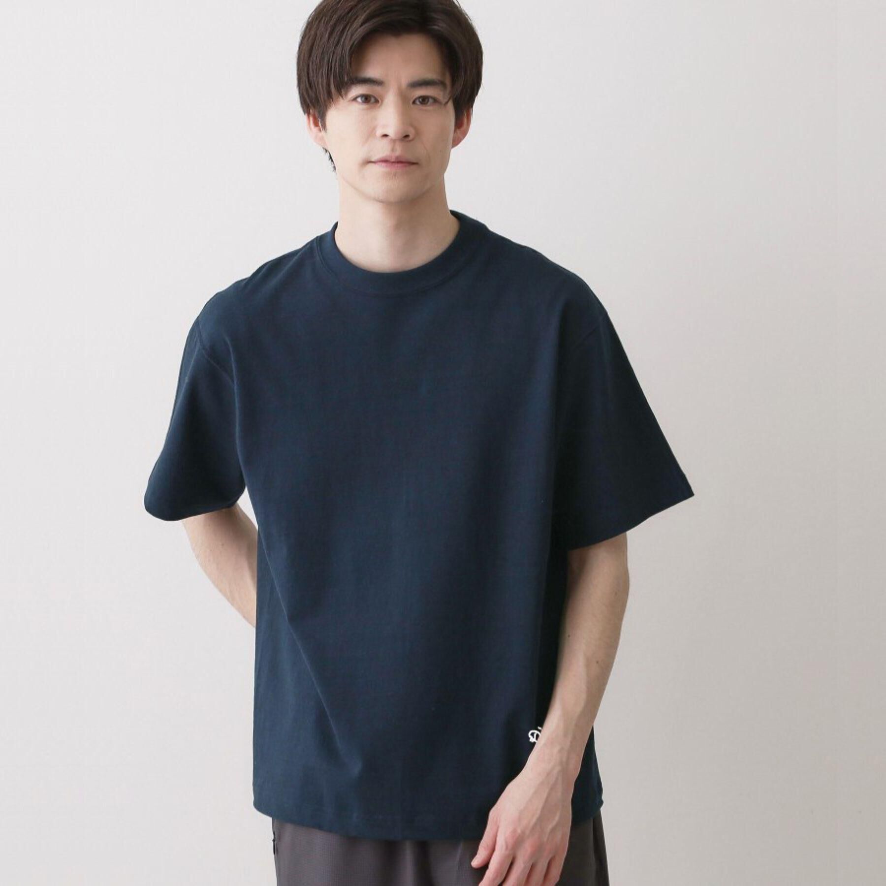 Dessin「【洗える】和歌山ラフィー天竺Tシャツ」|Tシャツ・カットソー|ネイビー(094)