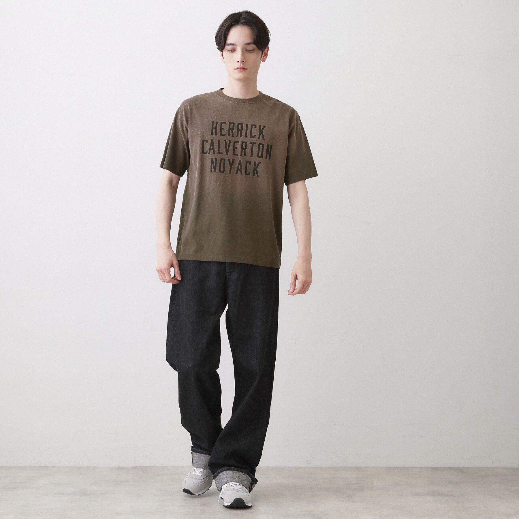 Dessin「【洗える】ヴィンテージ加工 ロゴTシャツ」|Tシャツ・カットソー|